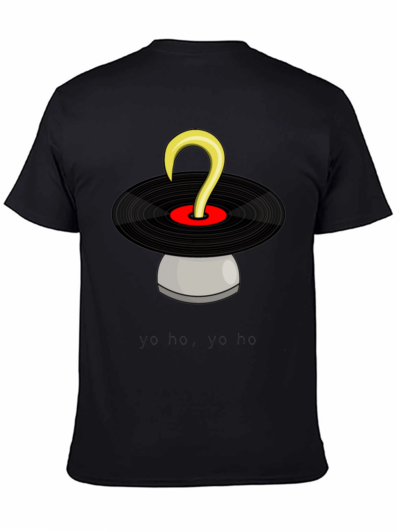 Pirate DJ T-Shirt: Yo Ho Yo Ho & Vinyl