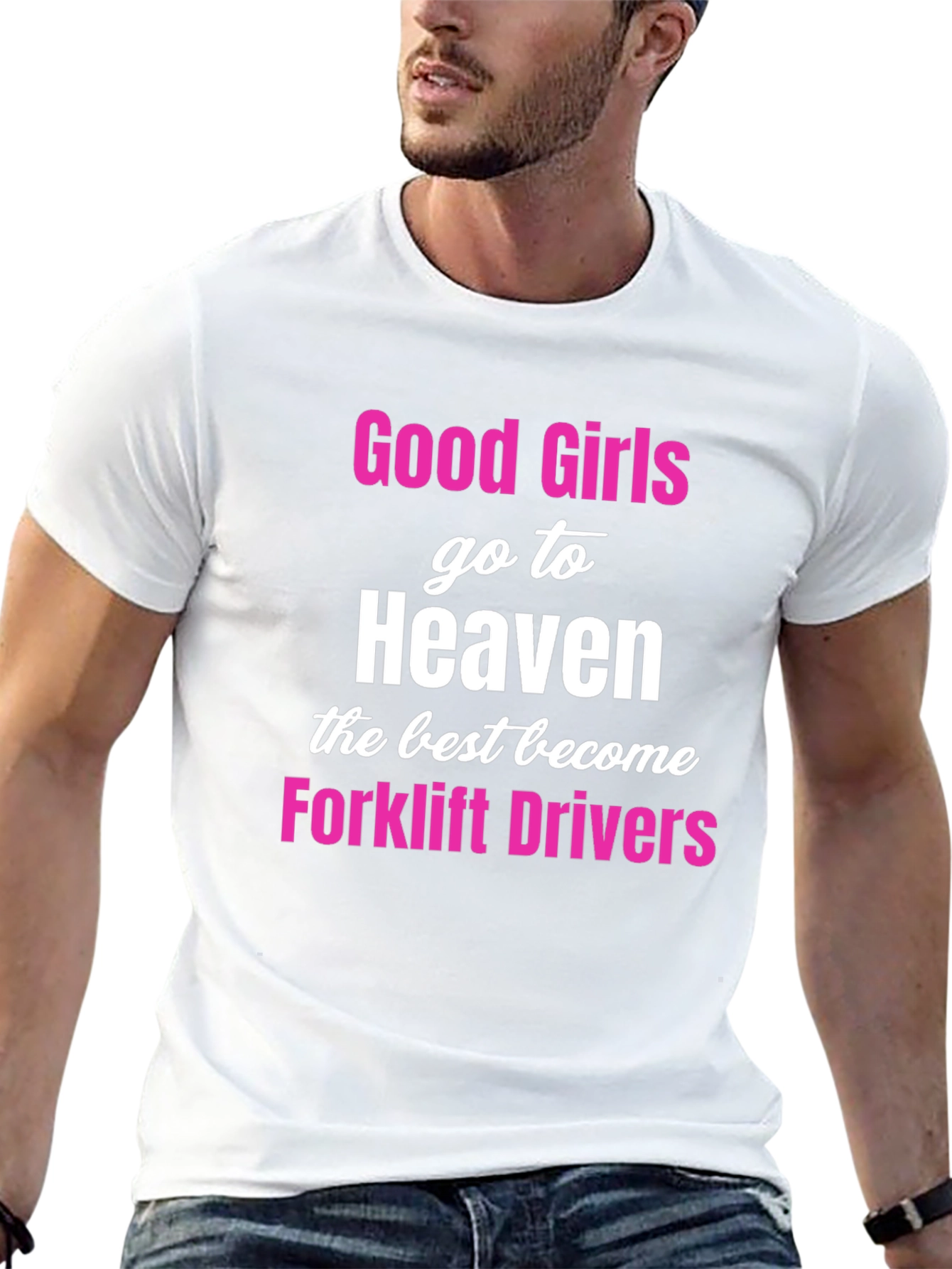 Good Girls Forklift Drivers Black T-Shirt