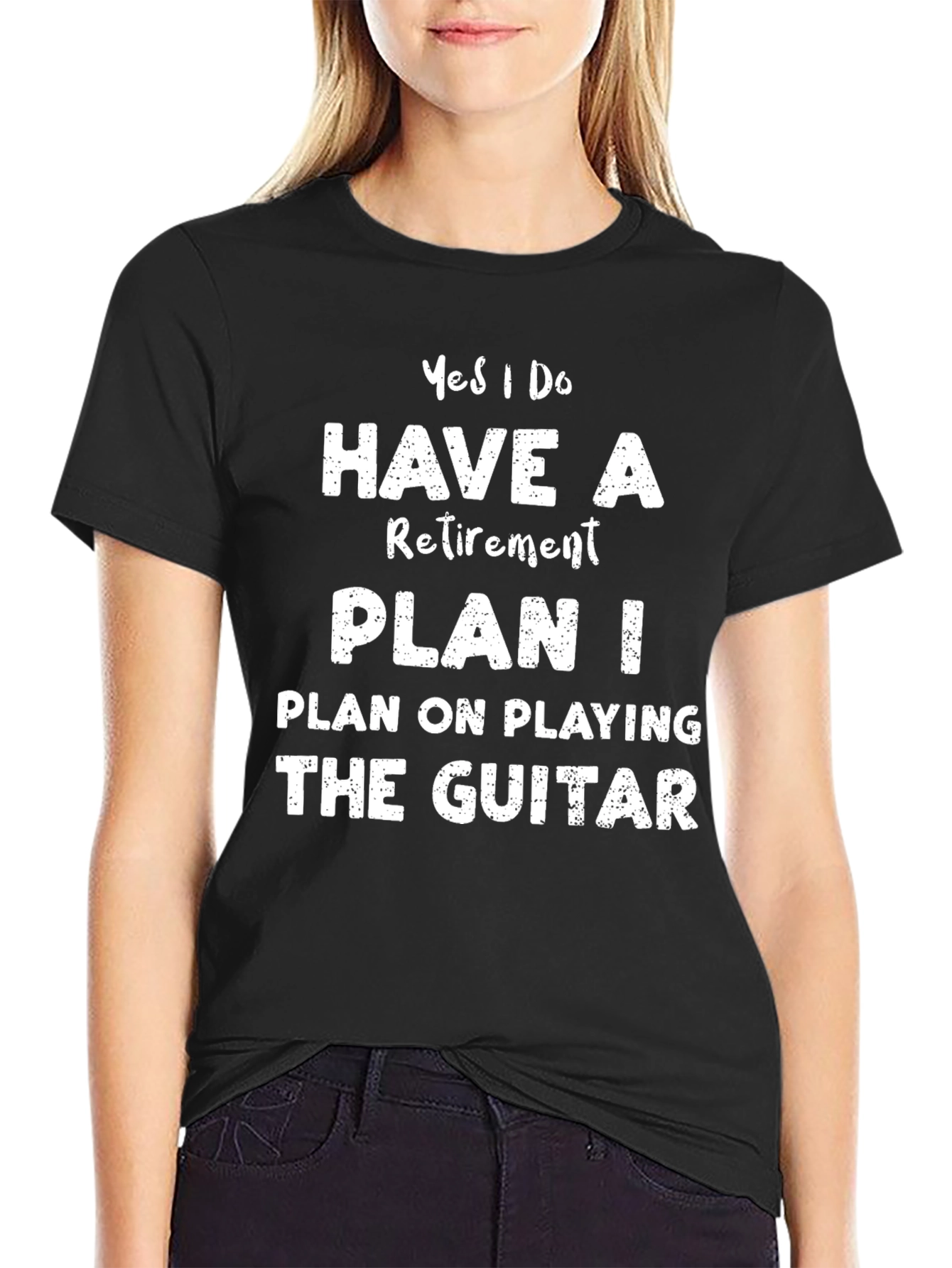 Retirement Plan Guitar Player T-Shirt