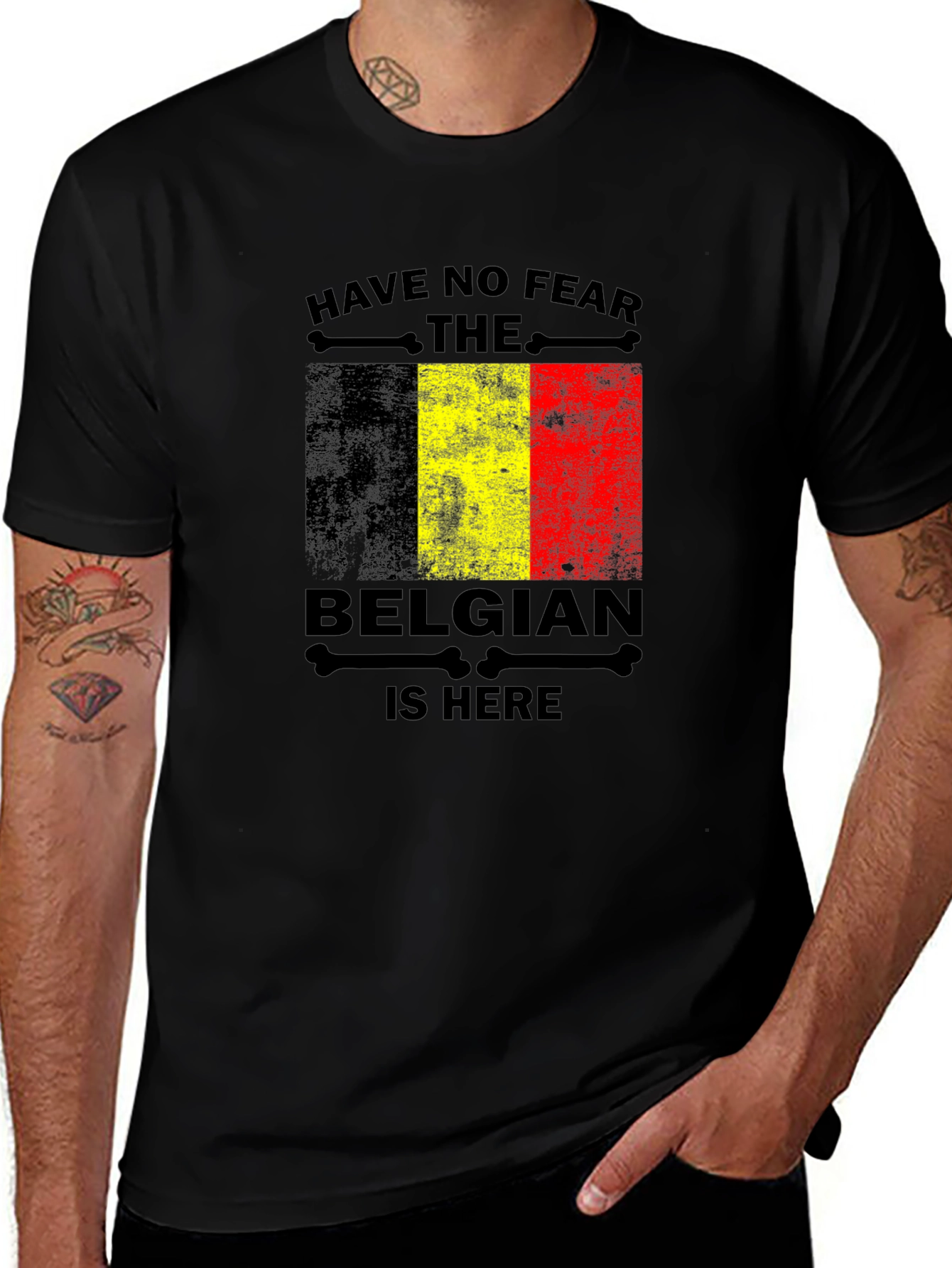 Belgian Pride T-Shirt - Have No Fear Design