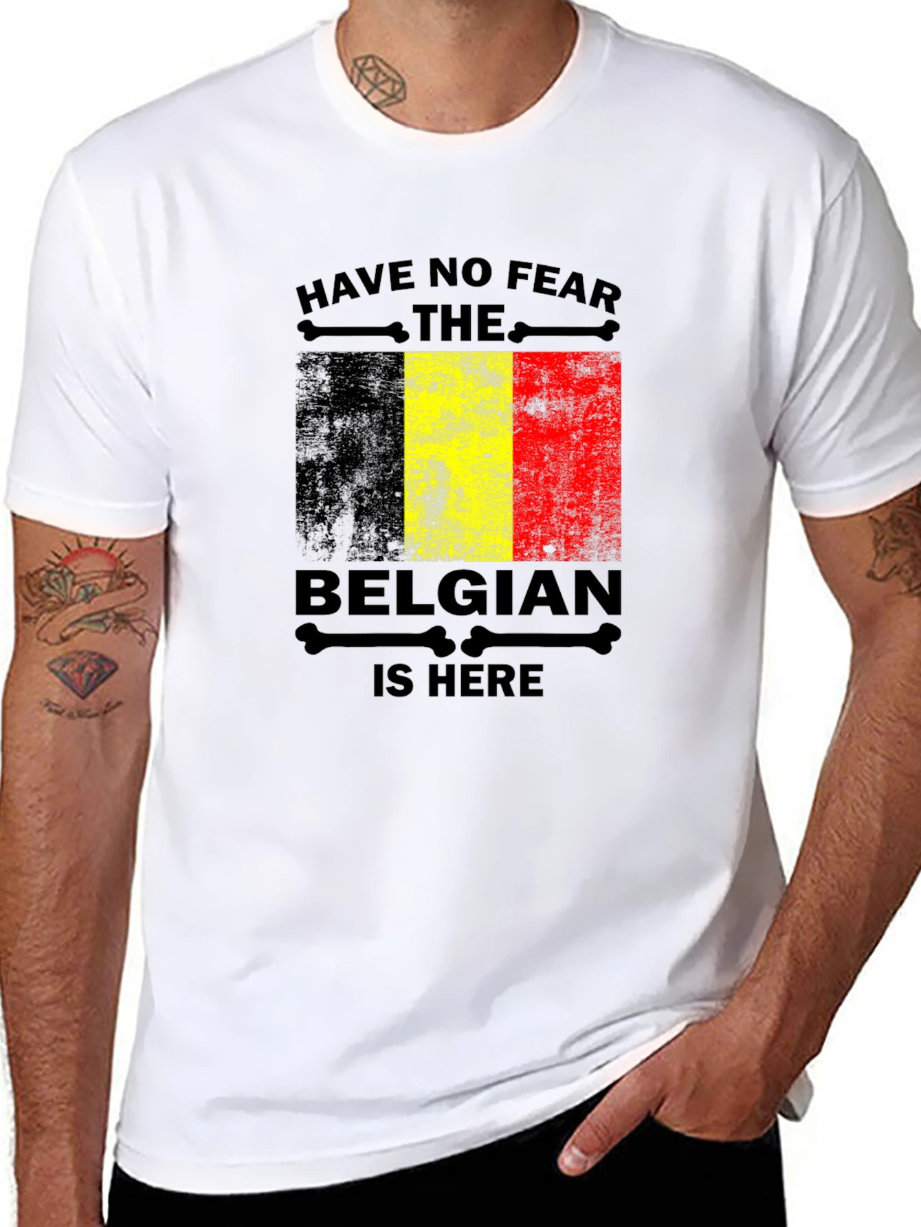 Belgian Pride T-Shirt - Have No Fear Design