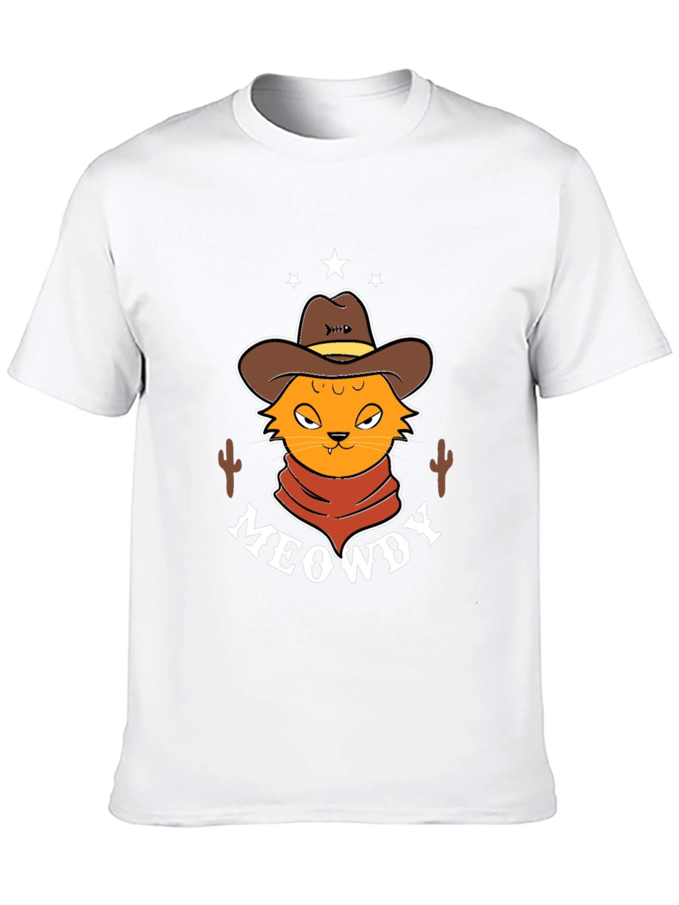 Meowdy Cat Cowboy T-Shirt