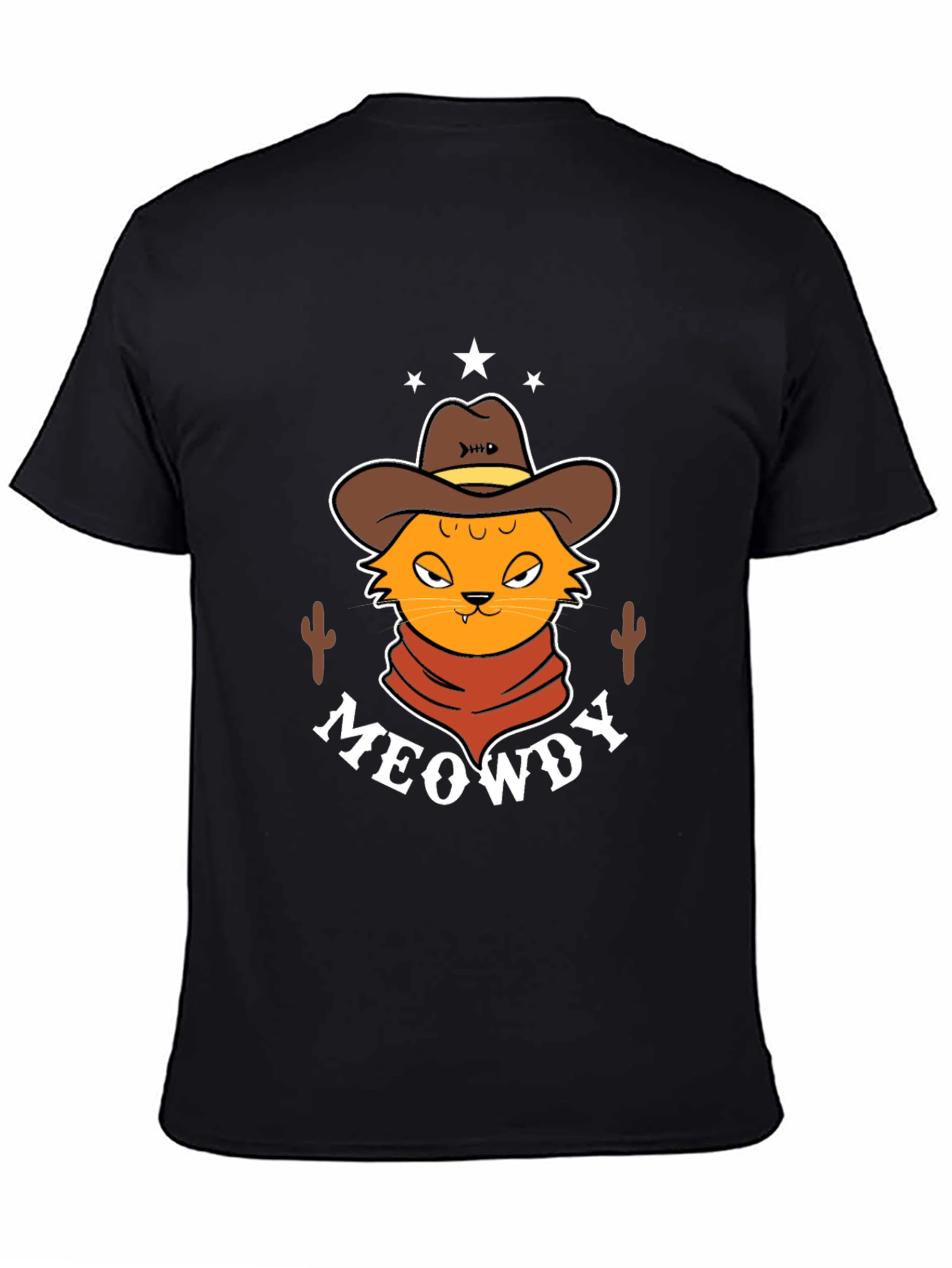 Meowdy Cat Cowboy T-Shirt