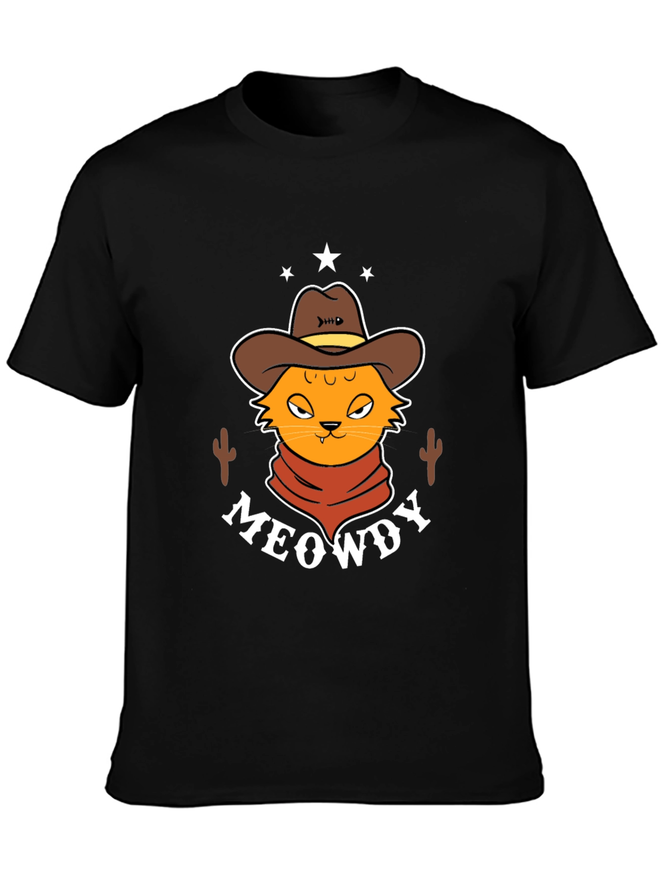 Meowdy Cat Cowboy T-Shirt