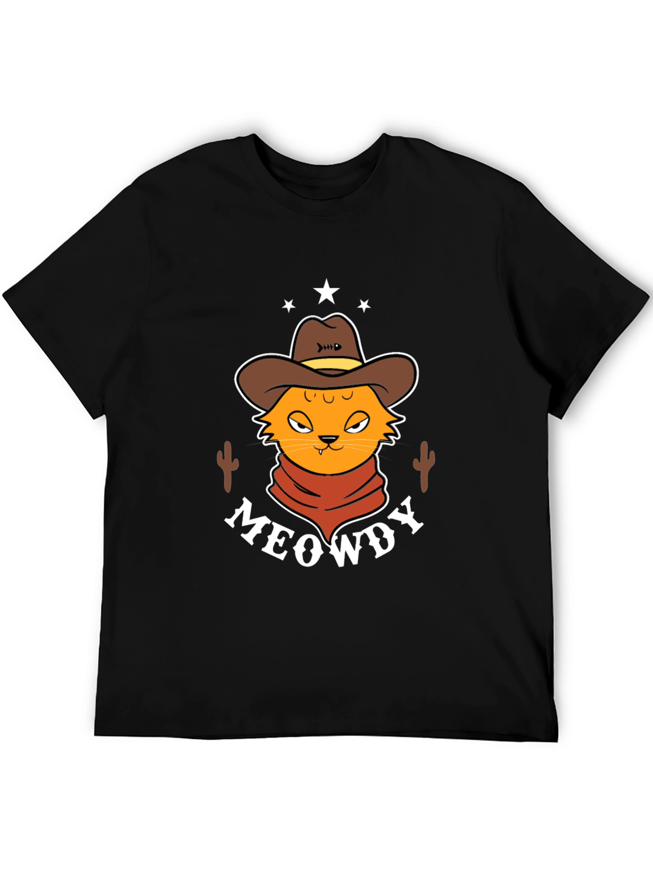 Meowdy Cat Cowboy T-Shirt