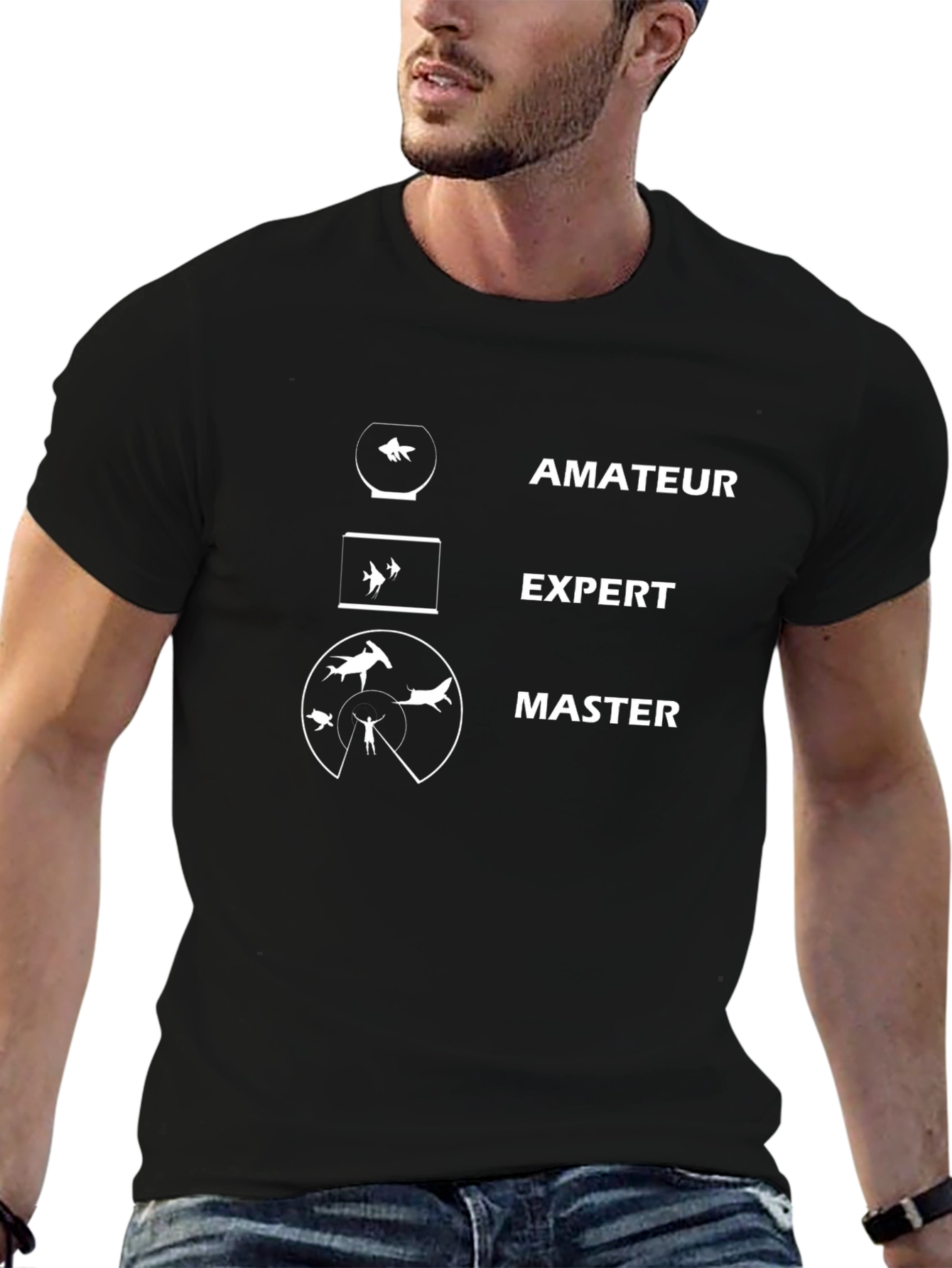 Diving Skills T-Shirt - Amateur Expert Master
