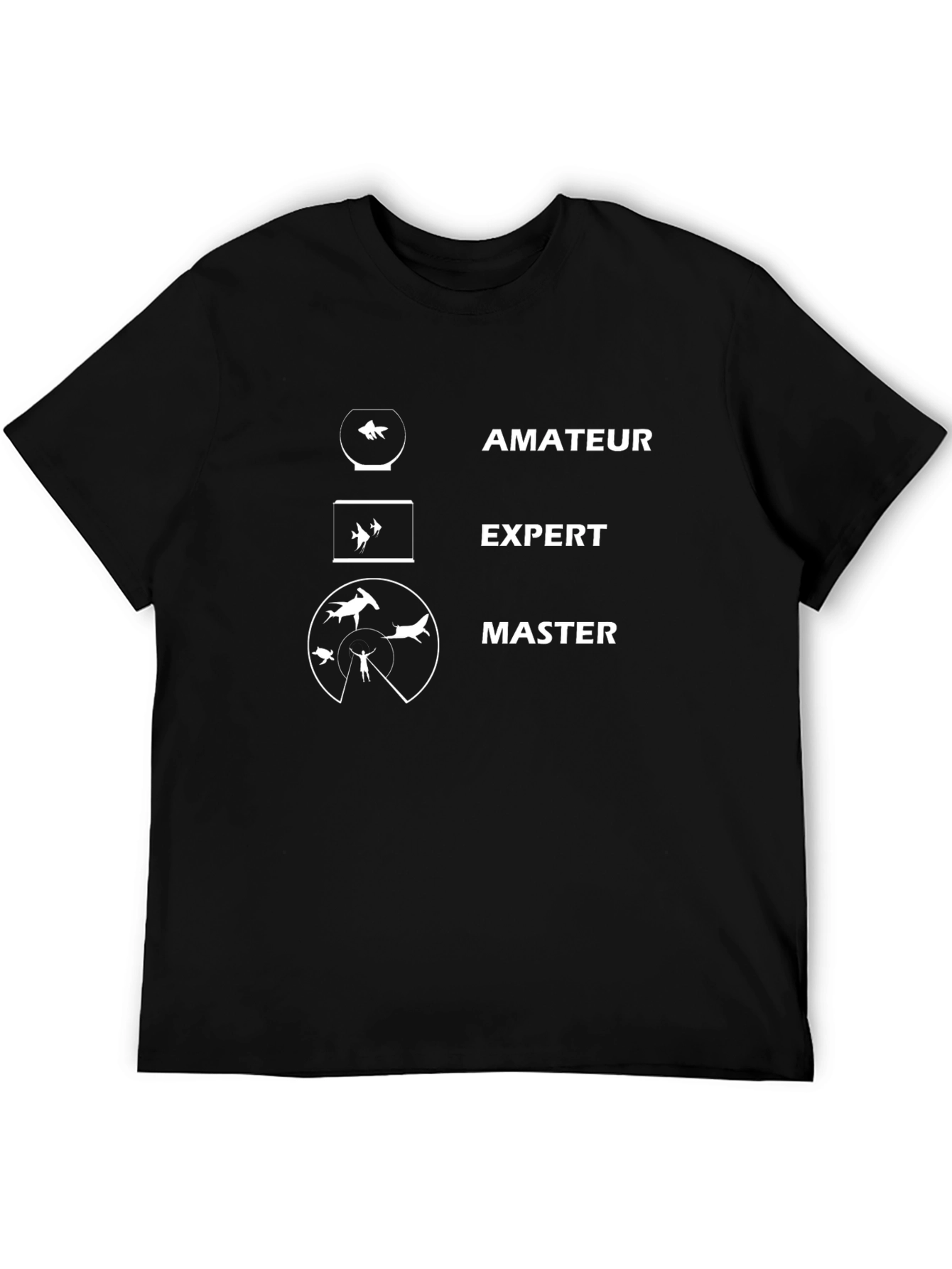 Diving Skills T-Shirt - Amateur Expert Master