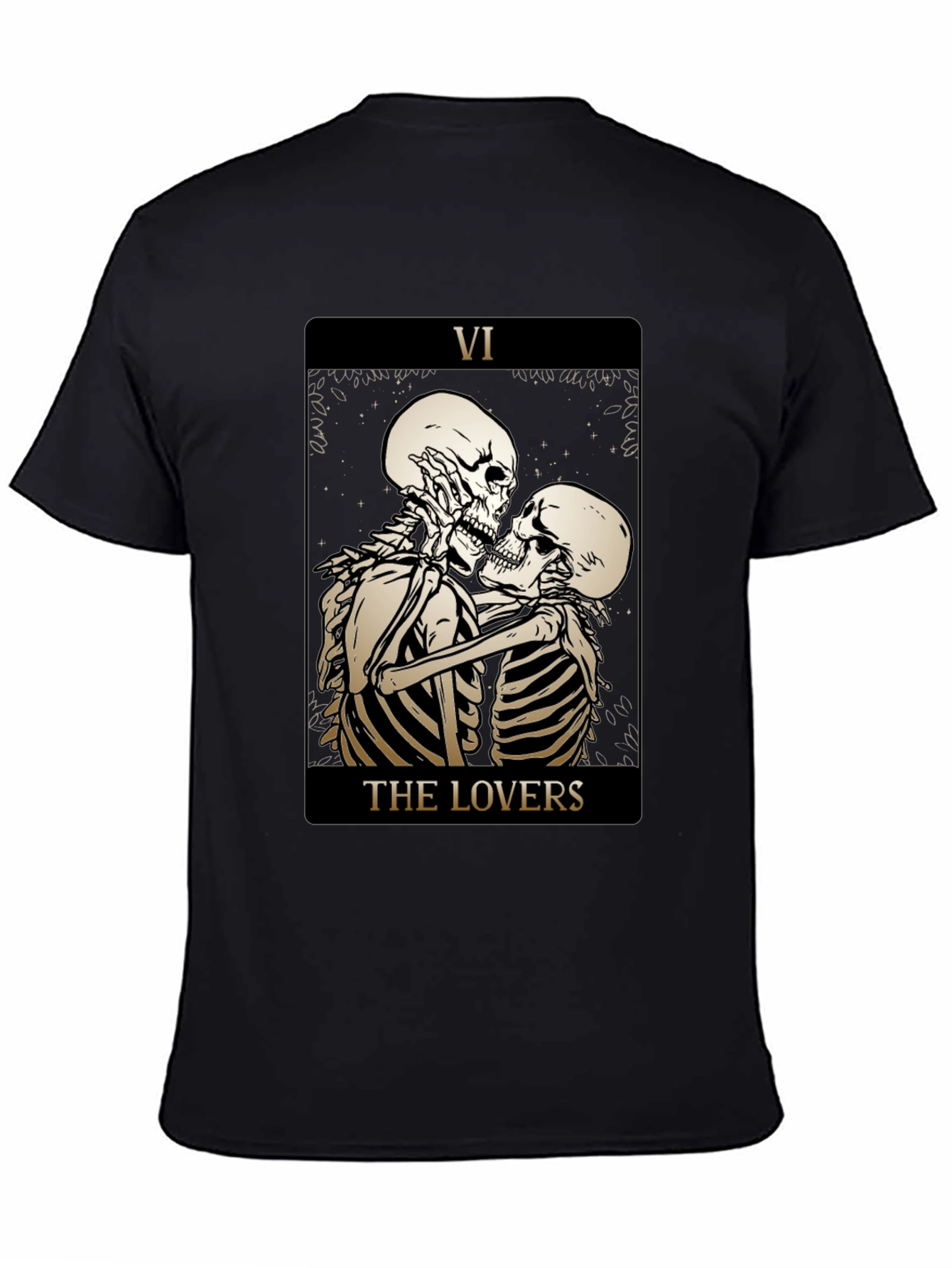 Skeleton Lovers Tarot Card T-Shirt