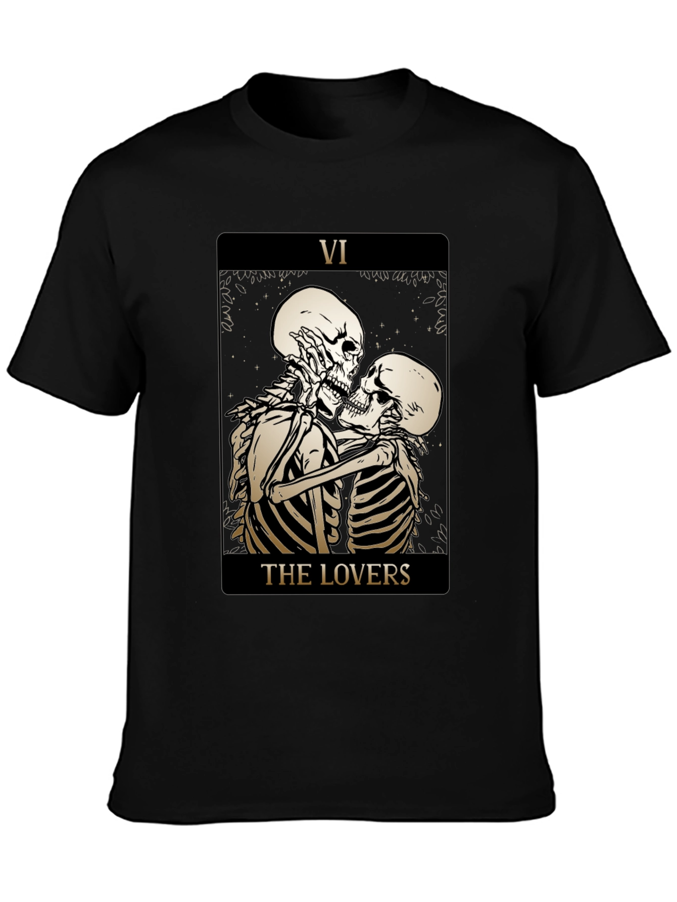 Skeleton Lovers Tarot Card T-Shirt