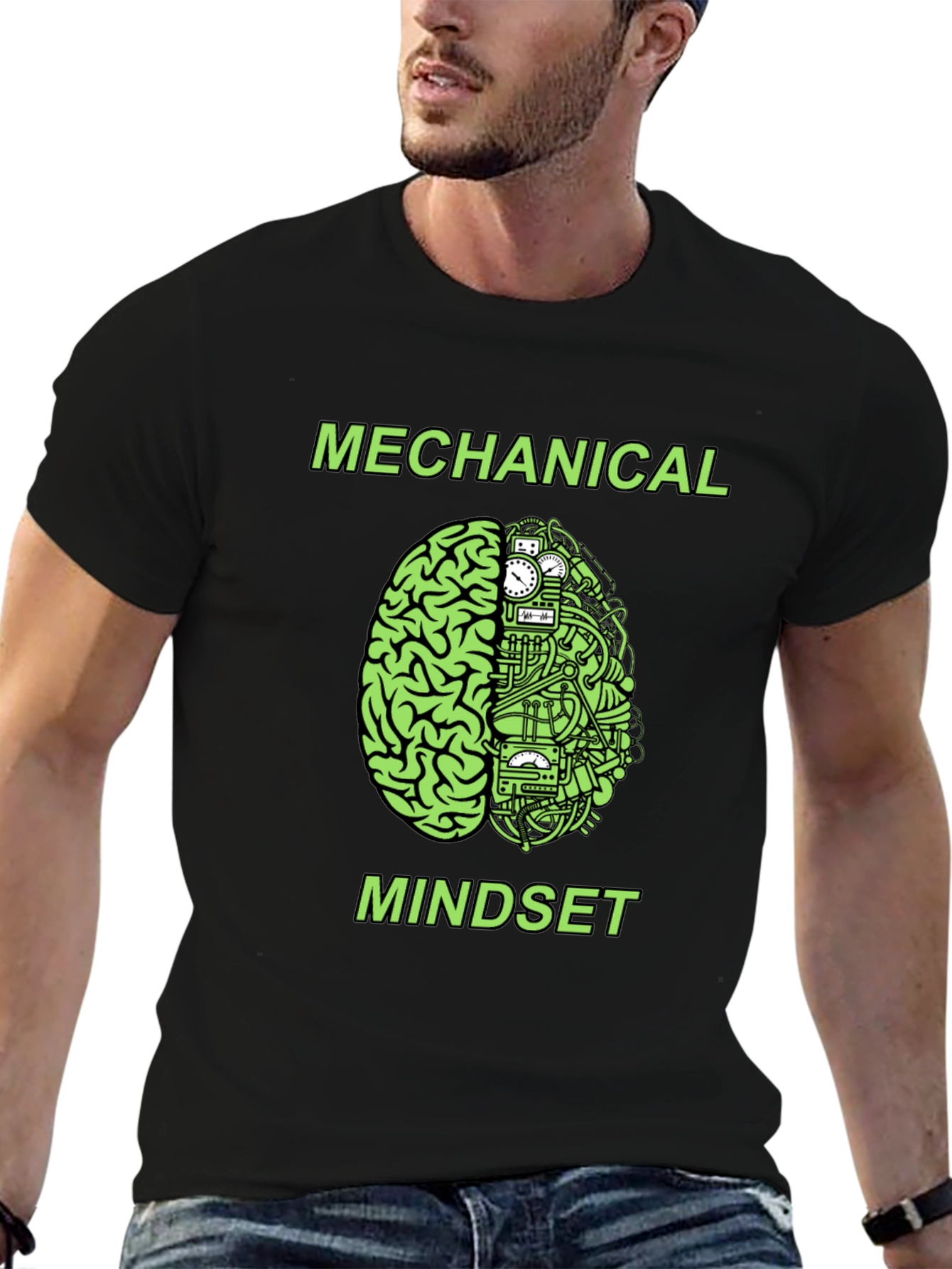 Mechanical Mindset Graphic T-Shirt