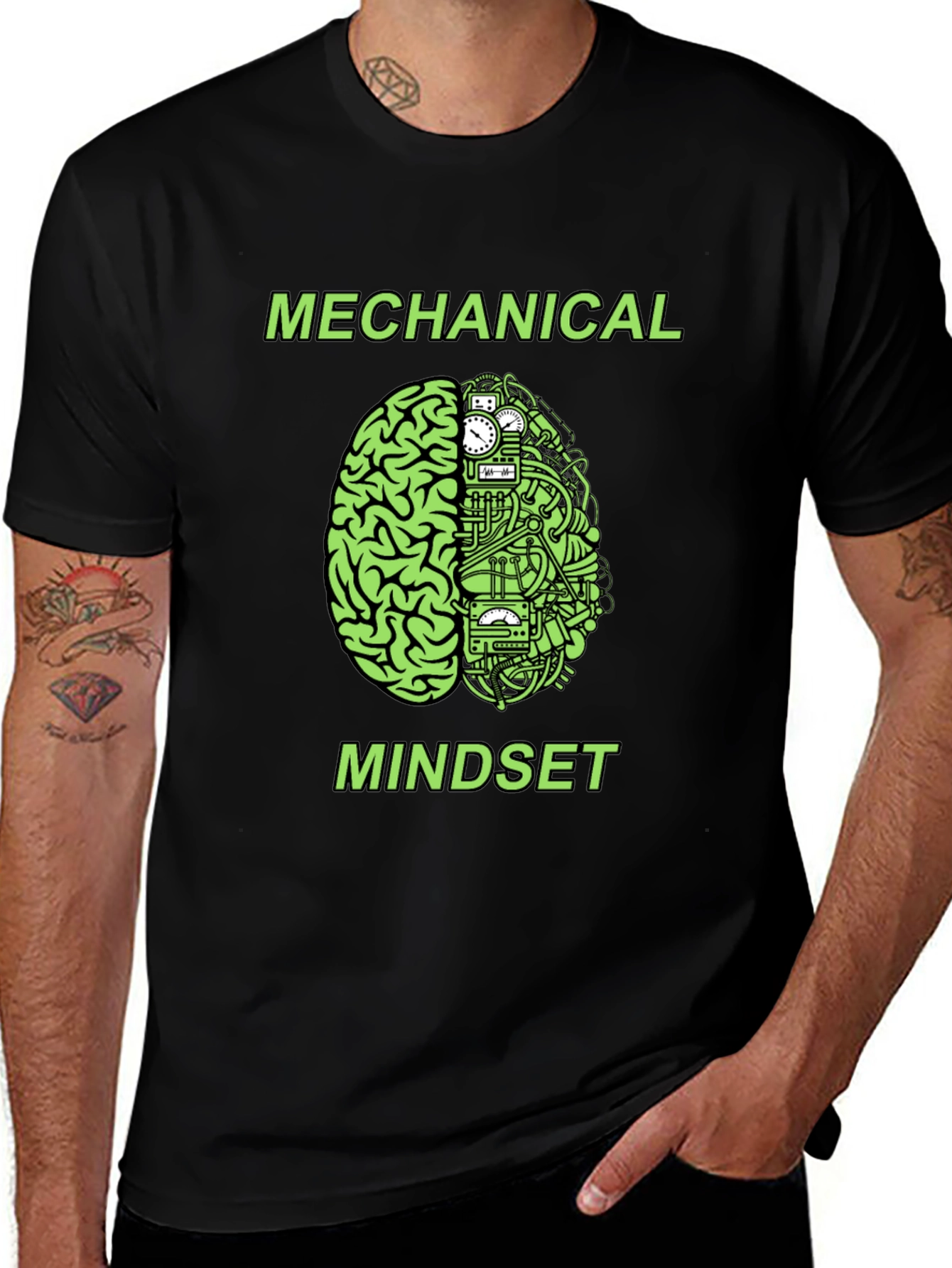 Mechanical Mindset Graphic T-Shirt