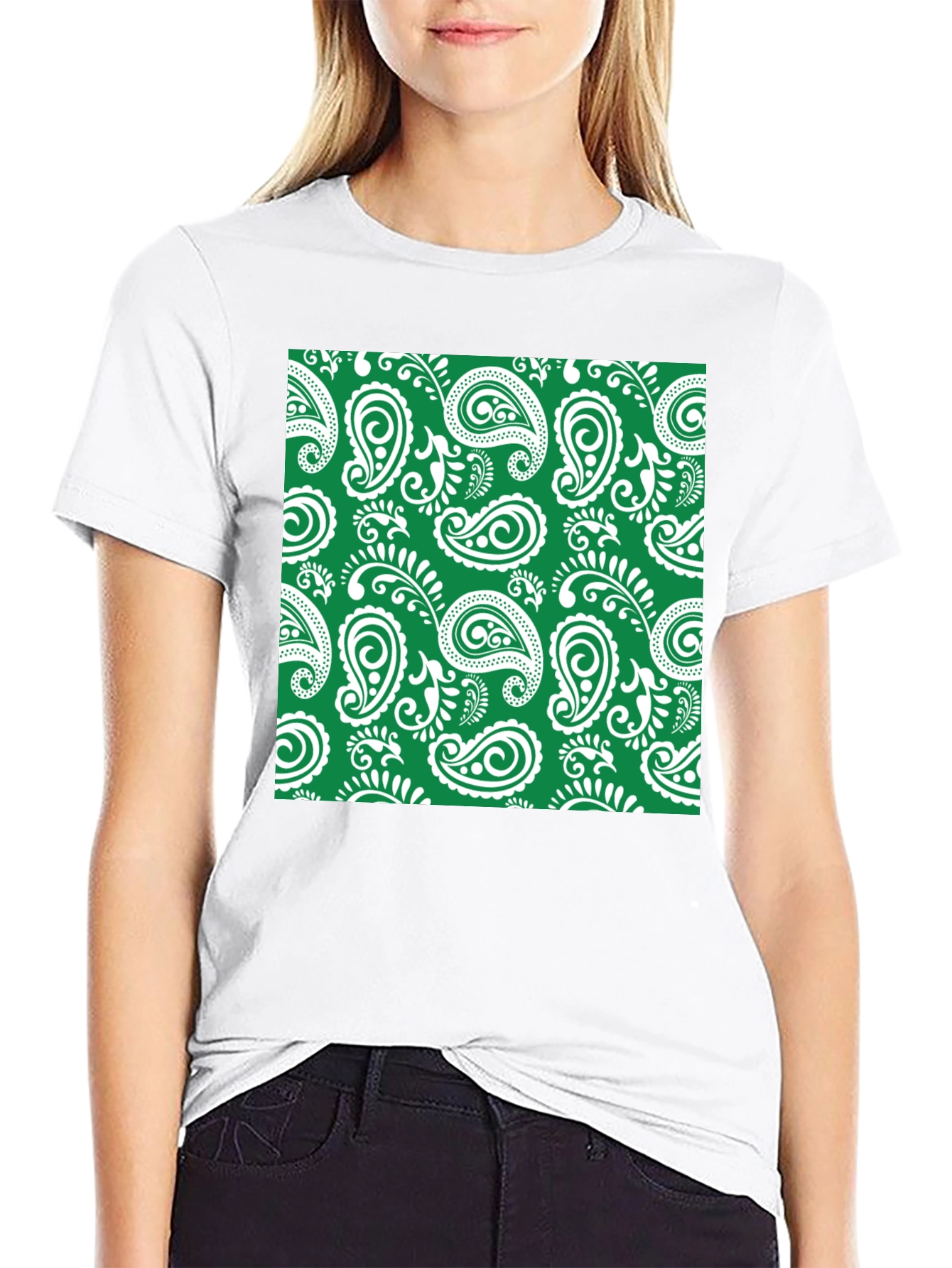 Stylish Paisley Print T-Shirt
