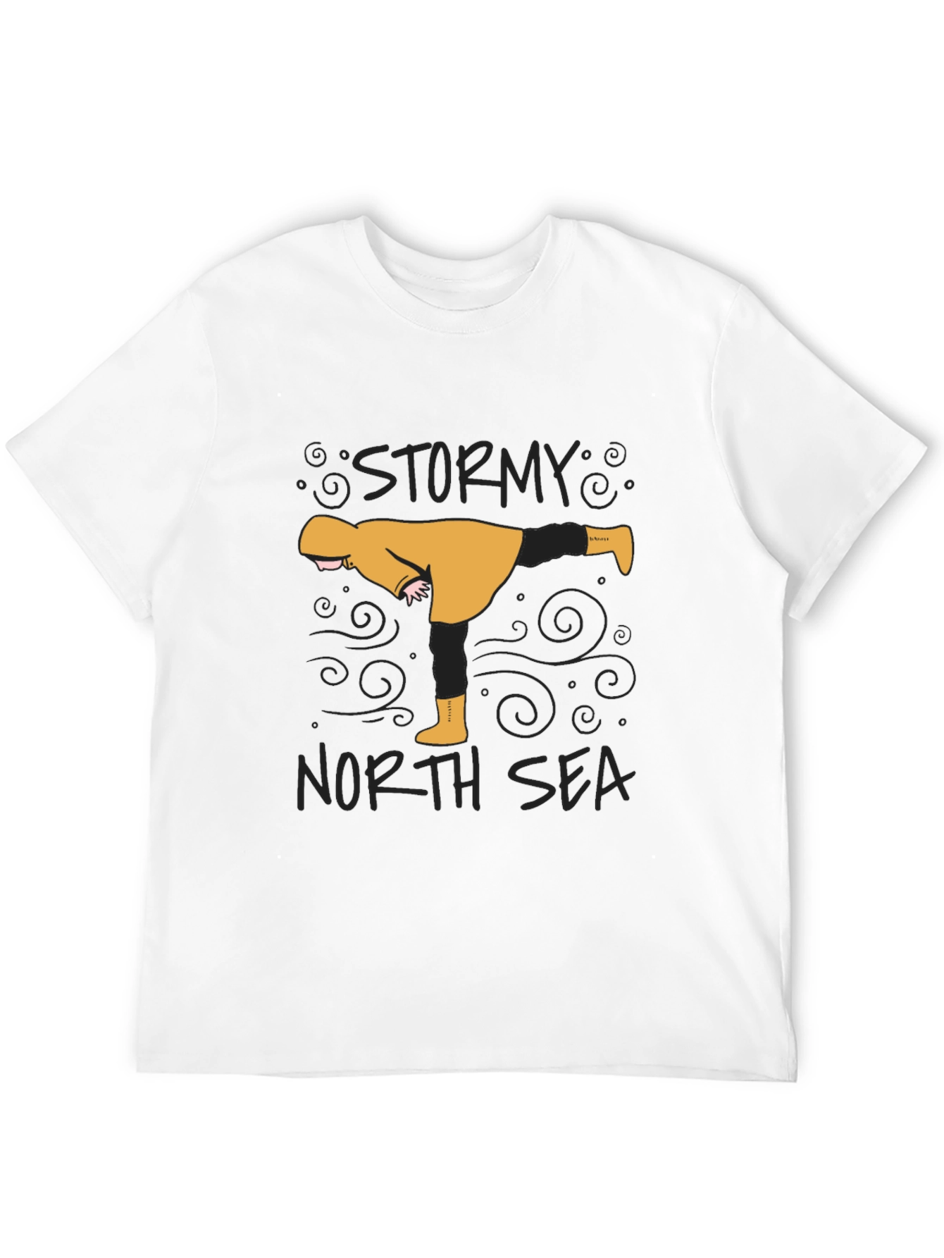 Stormy North Sea Graphic T-Shirt
