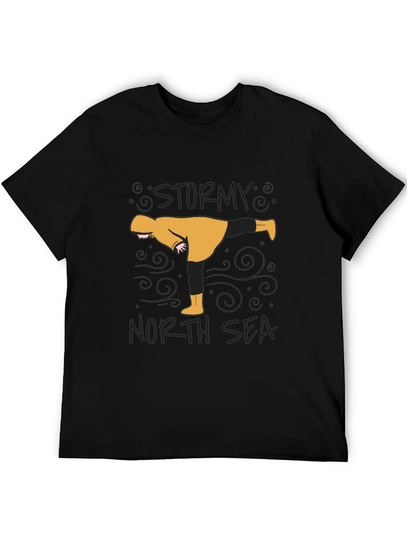 Stormy North Sea Graphic T-Shirt