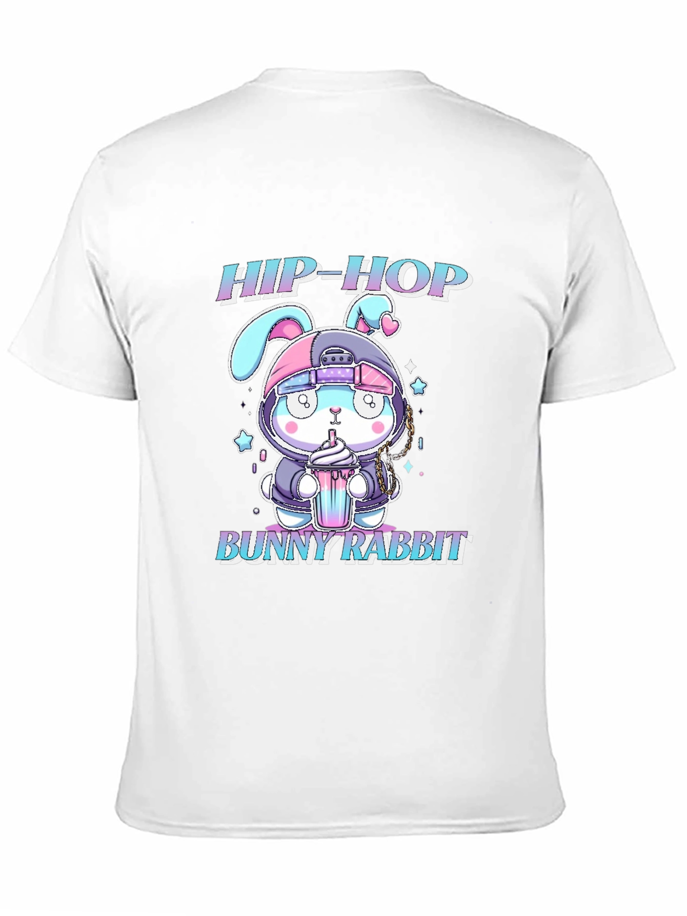 Hip-Hop Bunny Rabbit Graphic T-Shirt