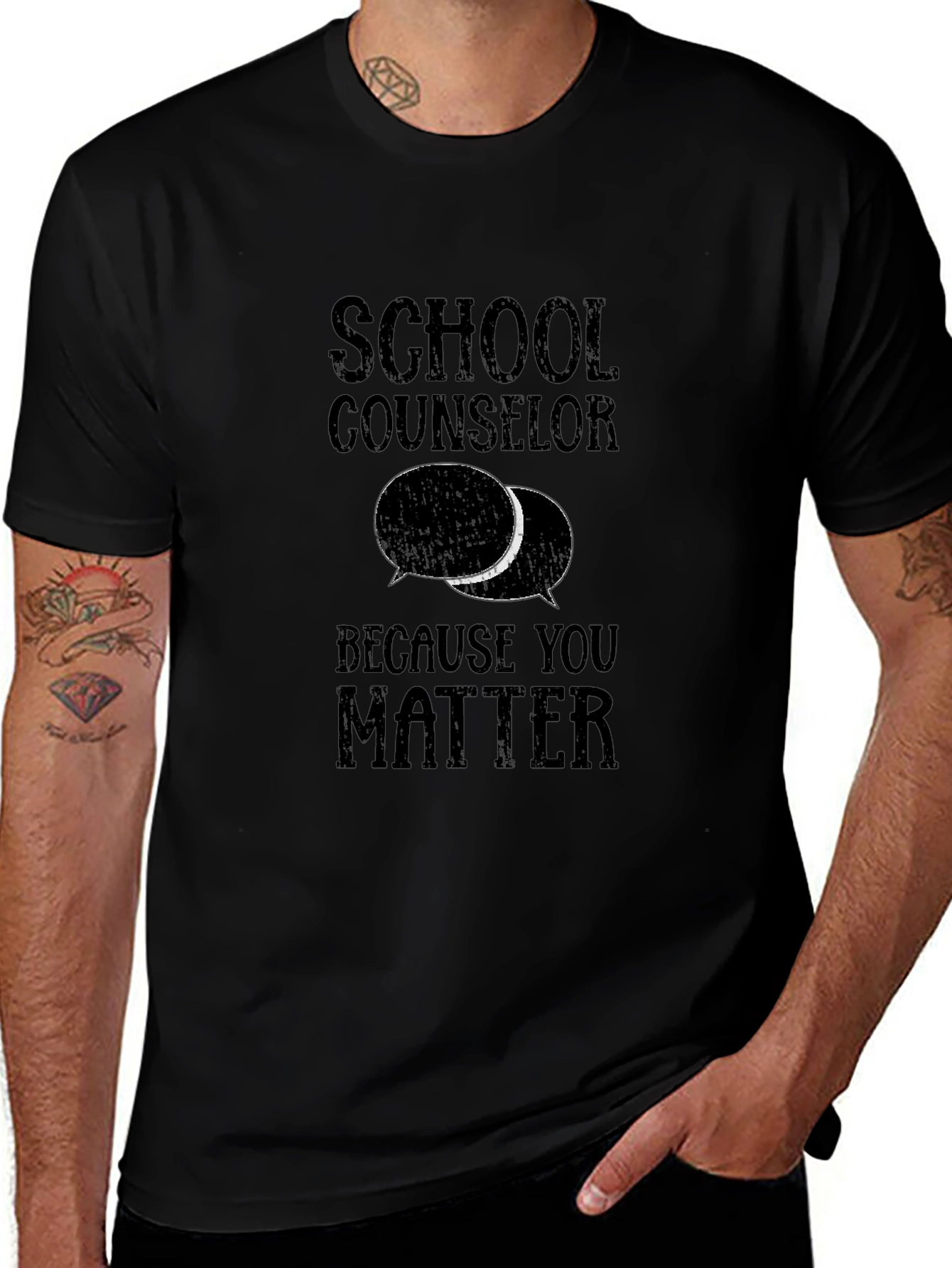 School Counselor T-Shirt - Because You Matter