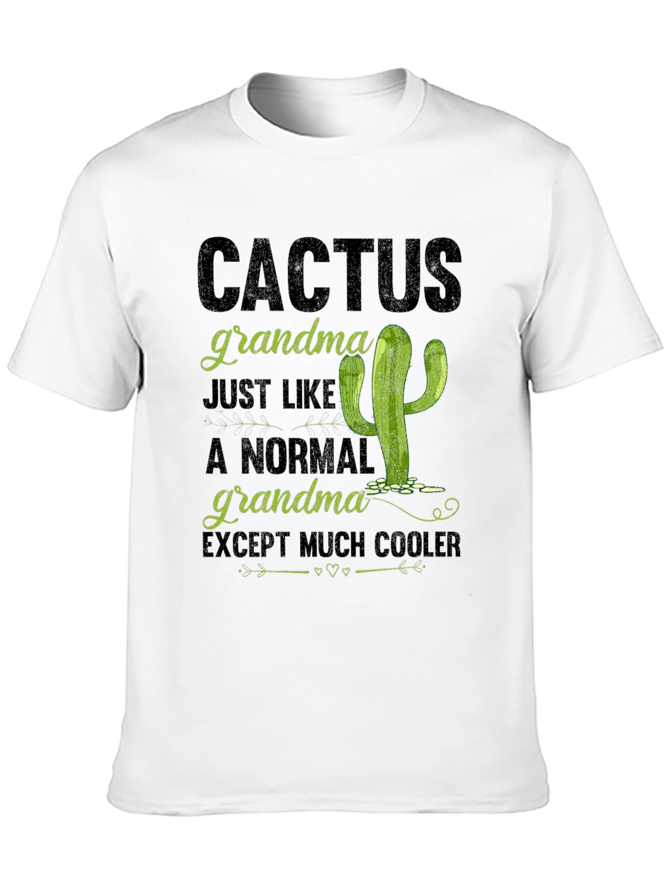 Cactus Grandma T-Shirt - Cool Grandmother Gift