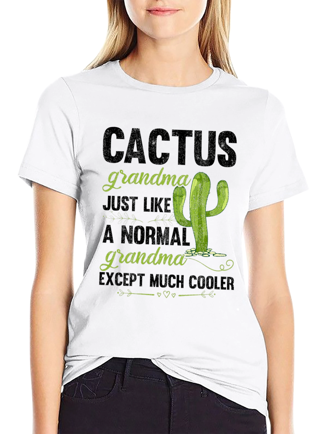 Cactus Grandma T-Shirt - Cool Grandmother Gift