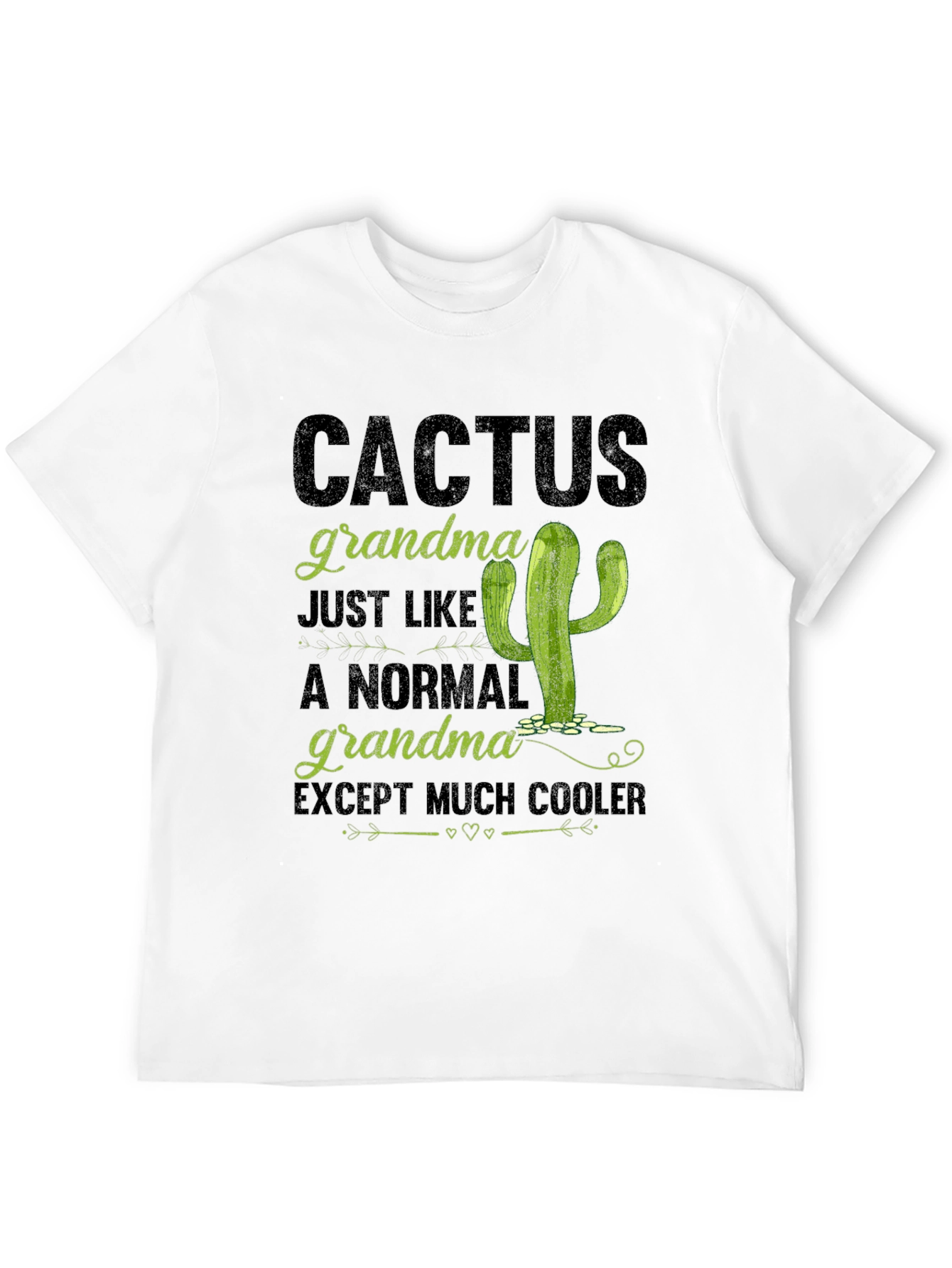 Cactus Grandma T-Shirt - Cool Grandmother Gift