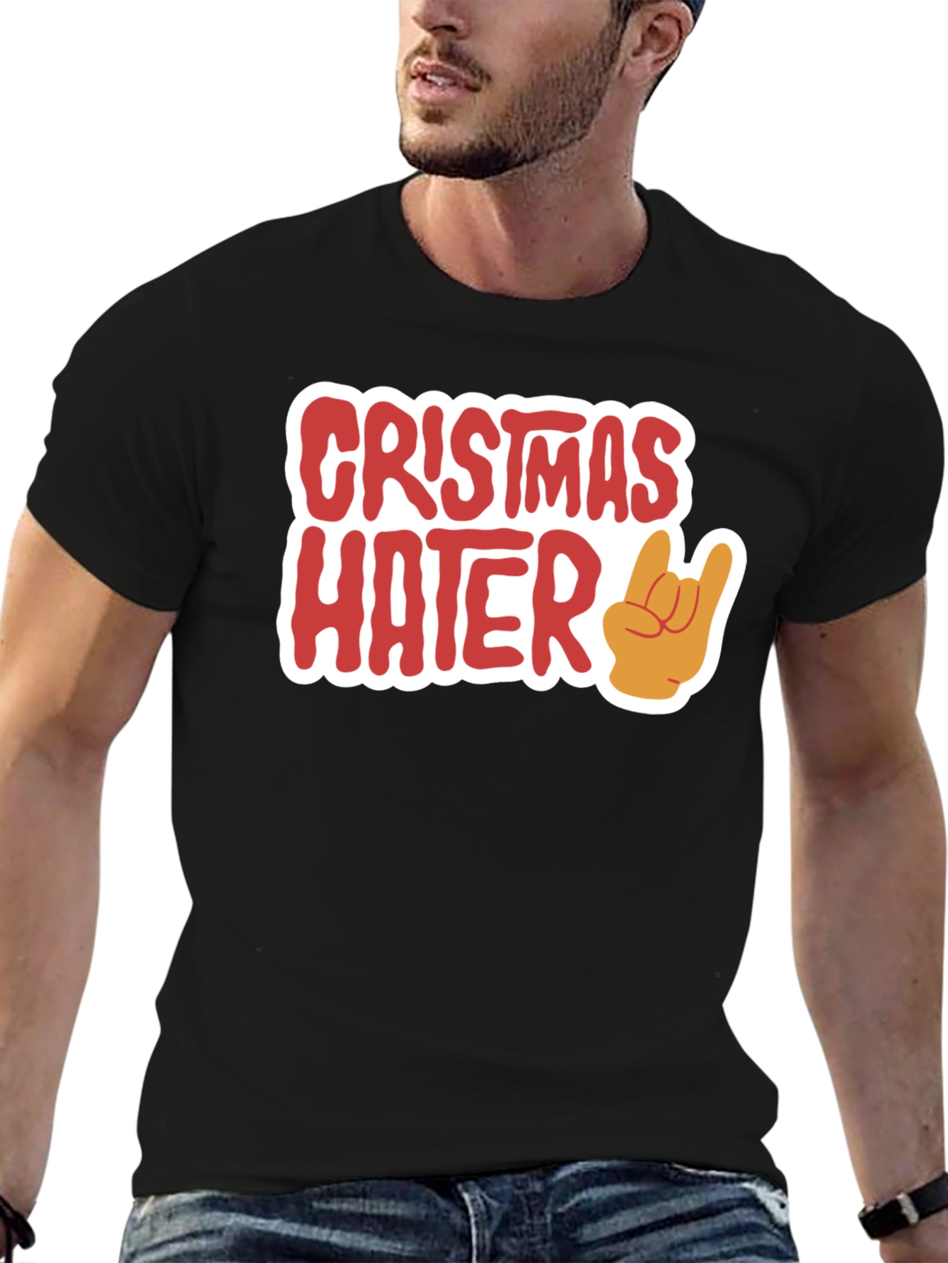 Christmas Hater Graphic Tee - Holiday Humor