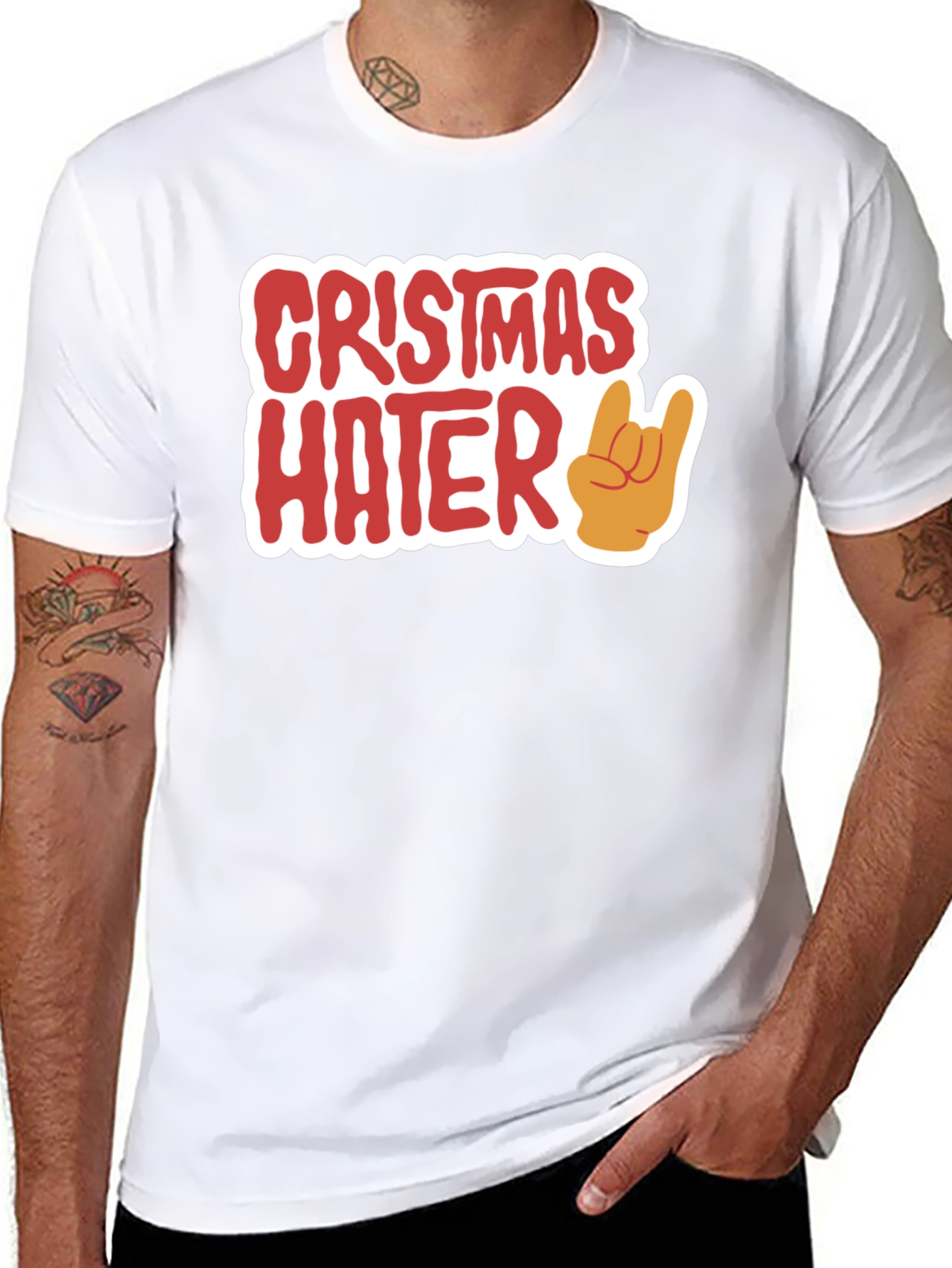 Christmas Hater Graphic Tee - Holiday Humor