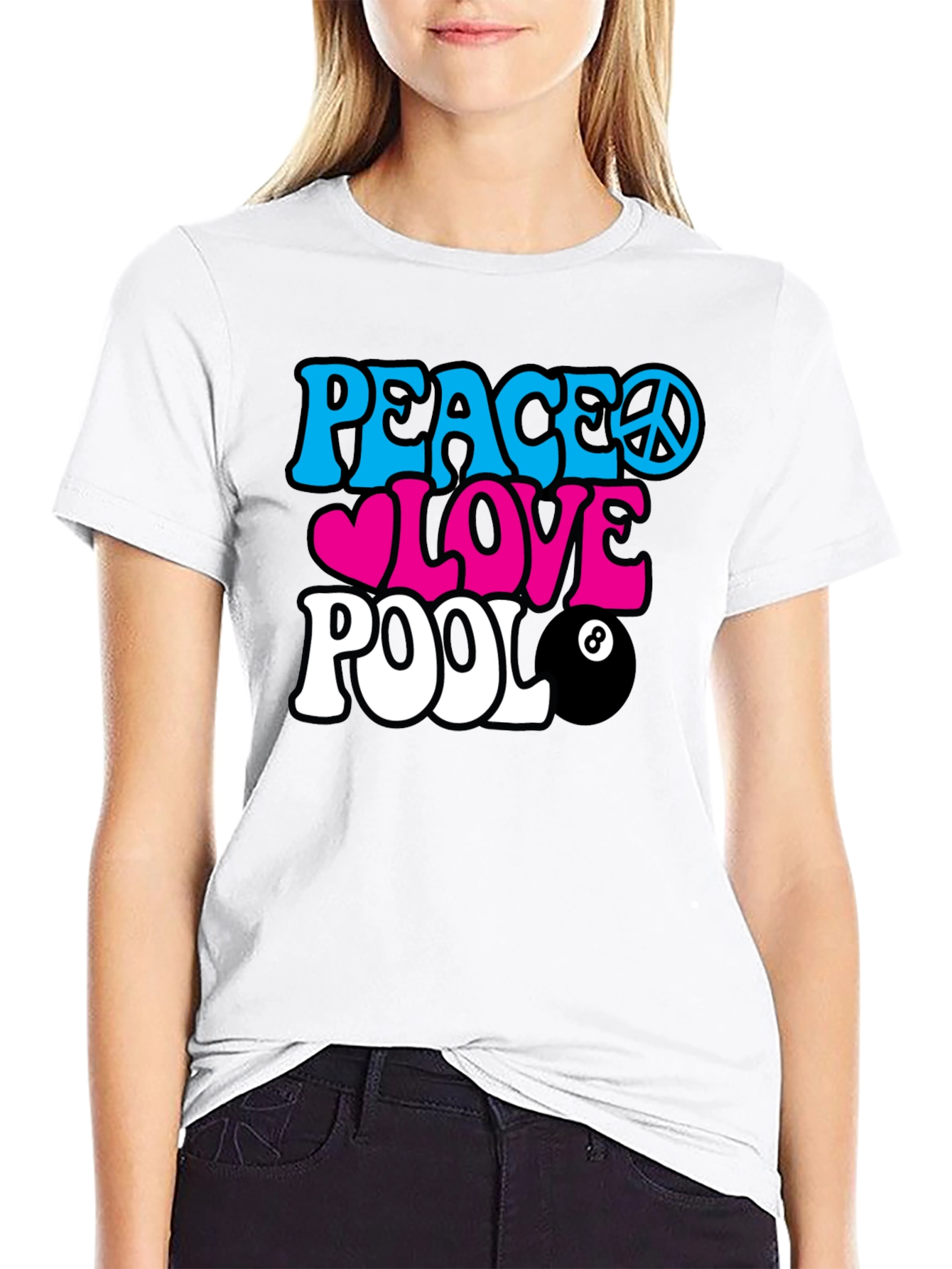 Peace Love Pool T-Shirt