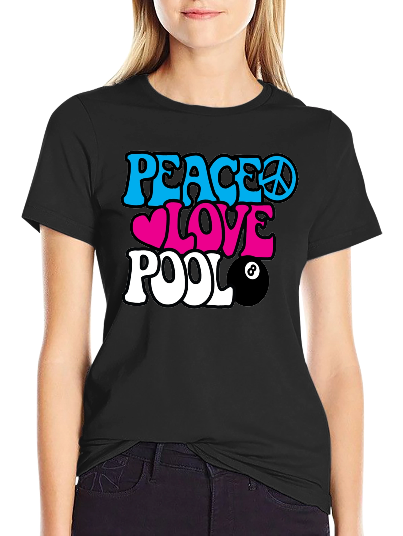 Peace Love Pool T-Shirt