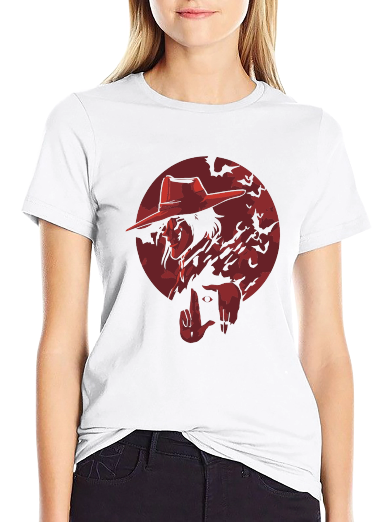 Alucard Hellsing Anime Black T-Shirt