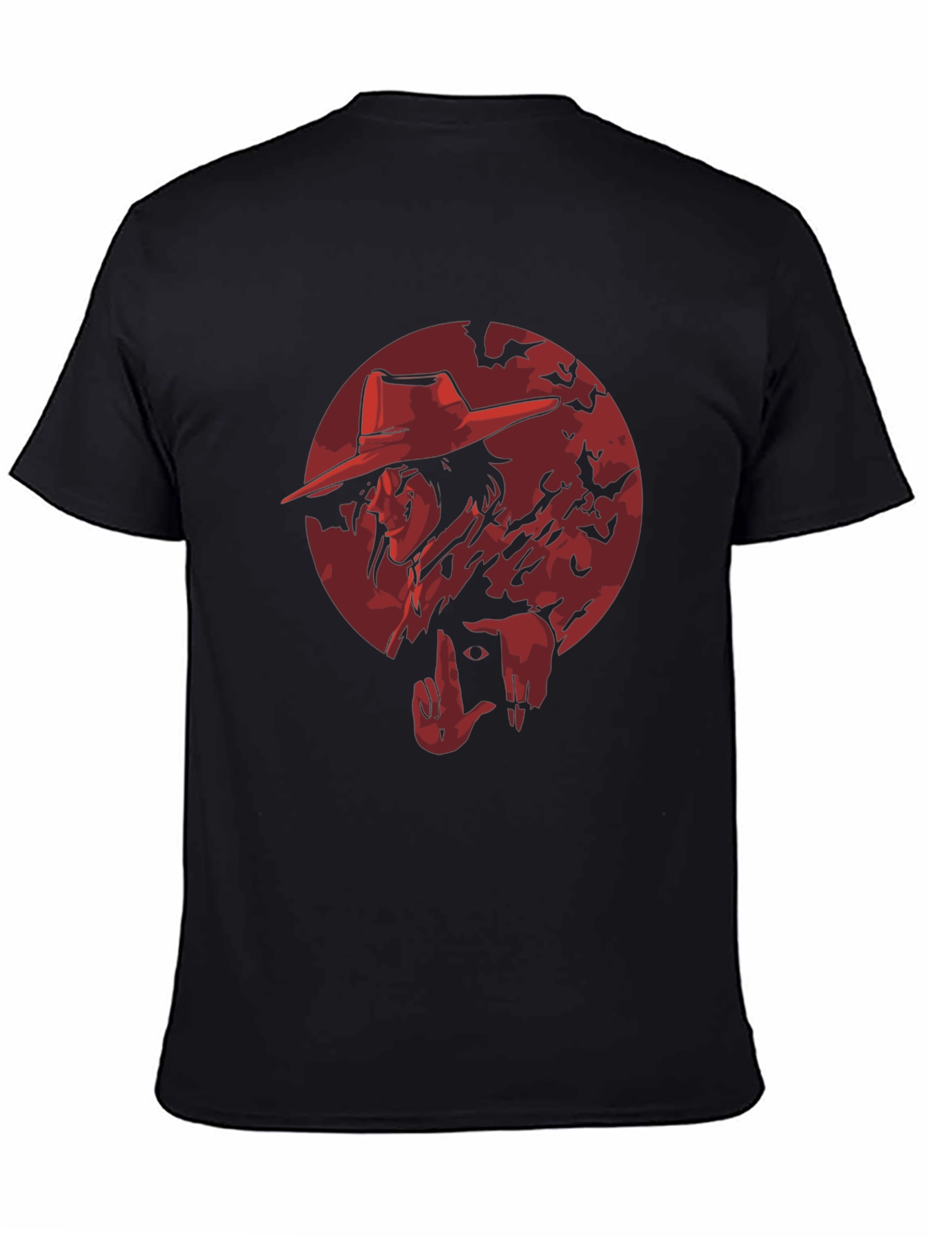 Alucard Hellsing Anime Black T-Shirt
