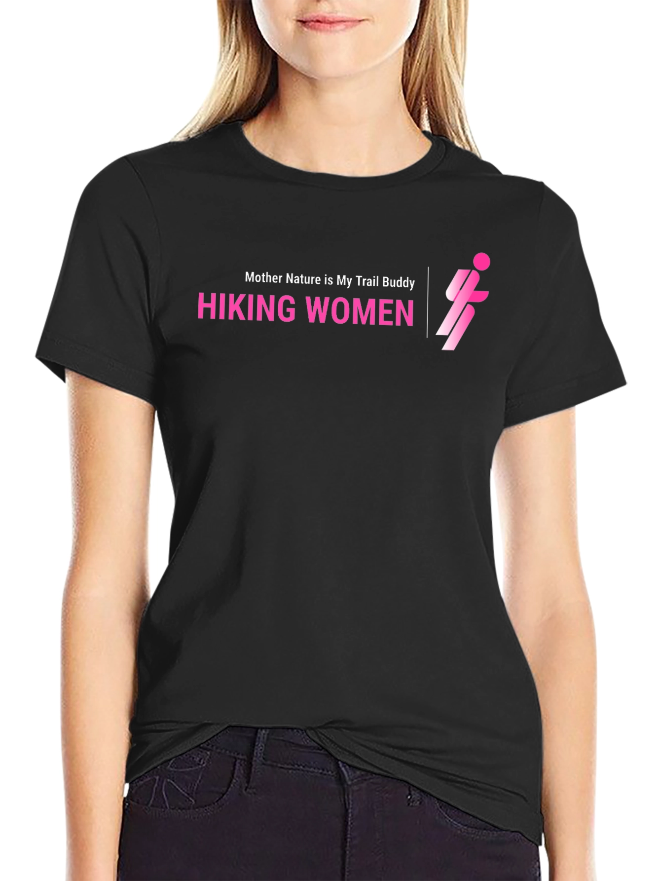 Hiking Women T-Shirt - Mother Nature Trail Buddy Tee