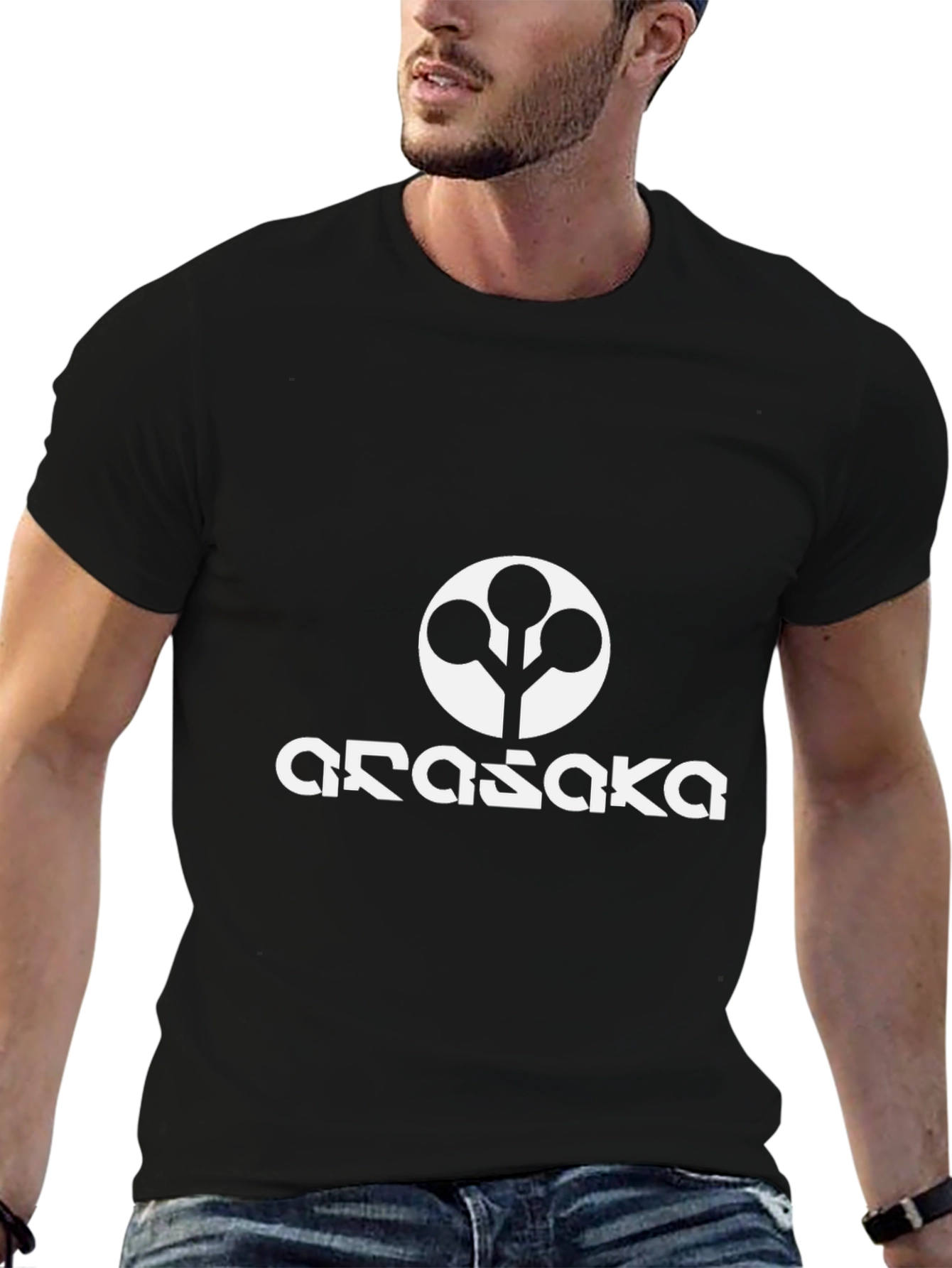 Arasaka Logo Black T-Shirt - Cyberpunk Inspired