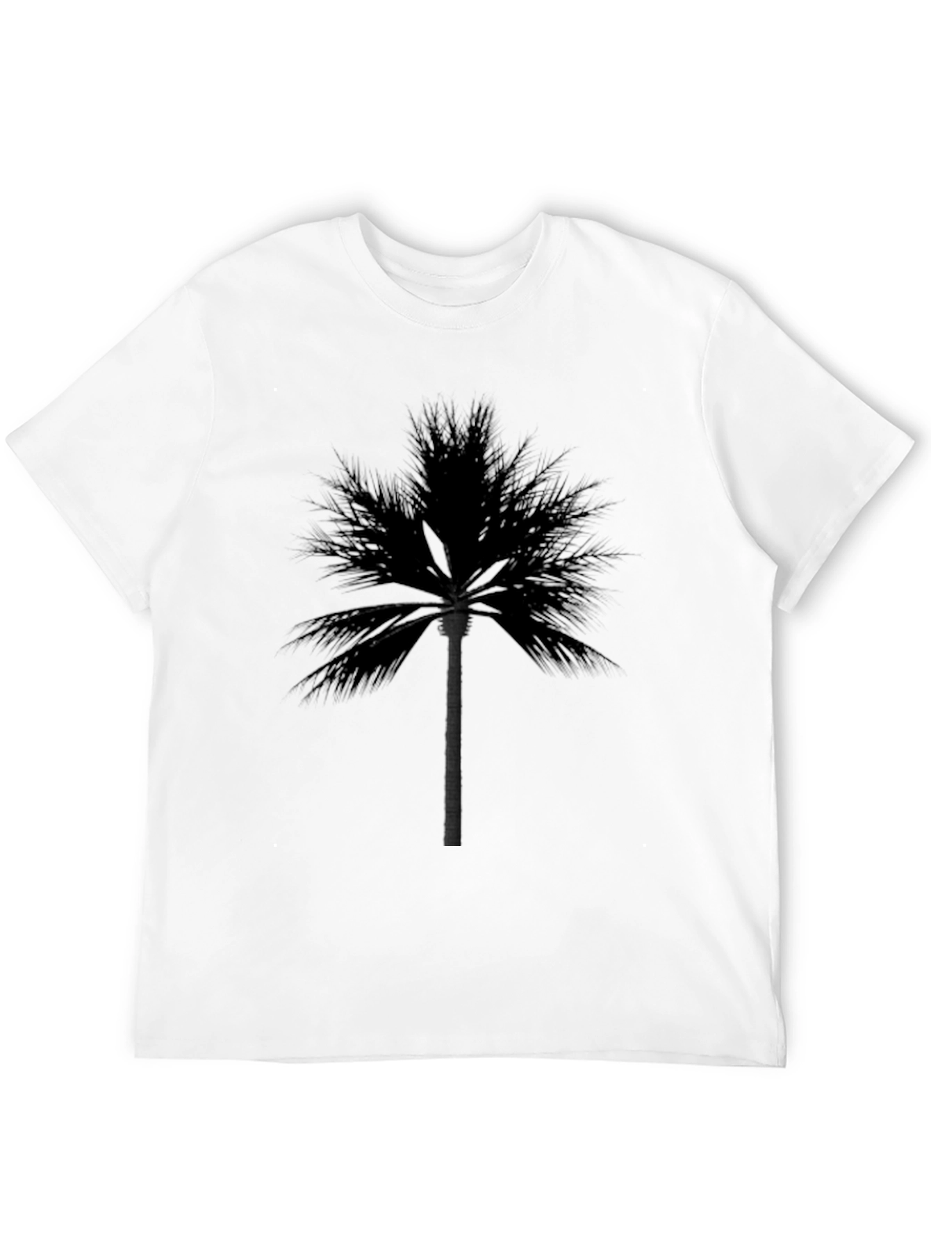Palm Tree Graphic Black T-Shirt
