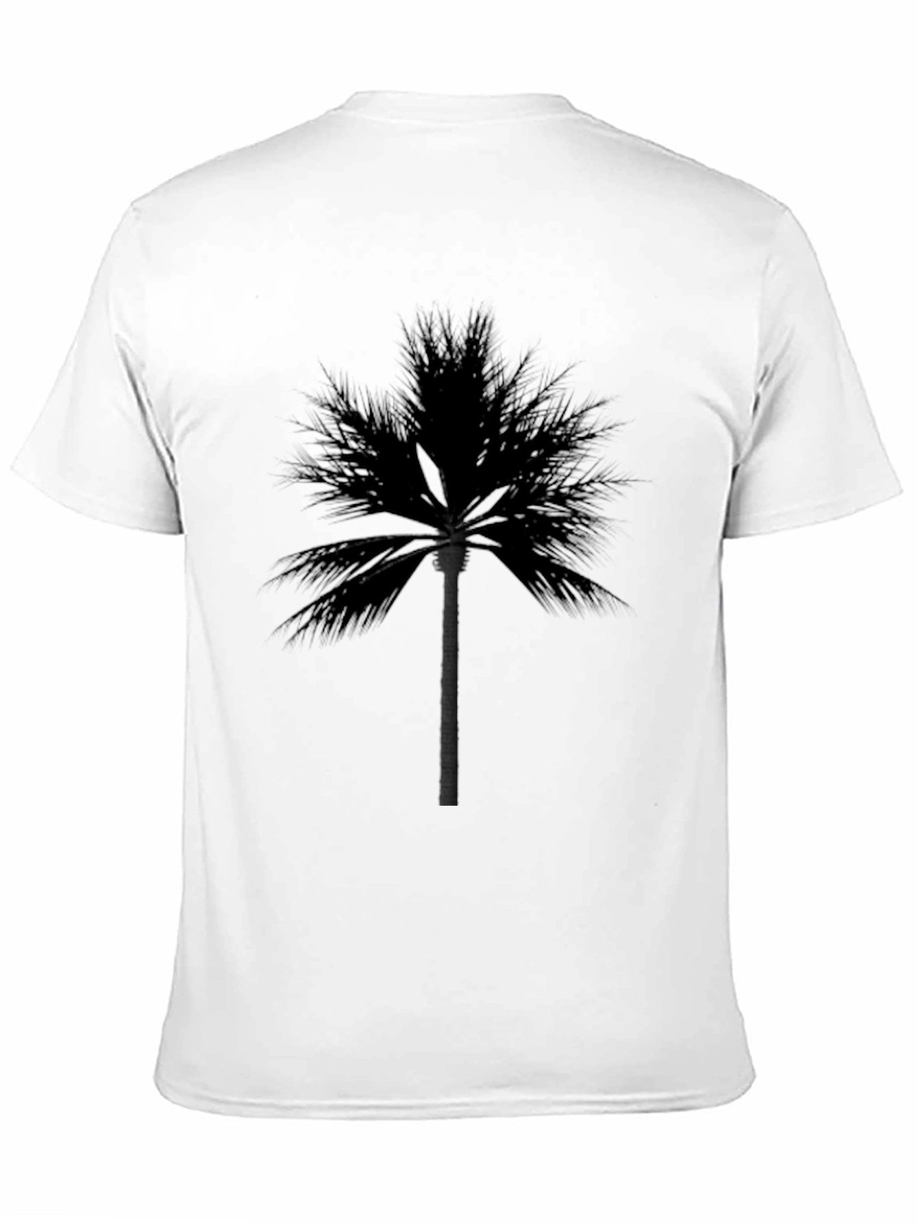 Palm Tree Graphic Black T-Shirt