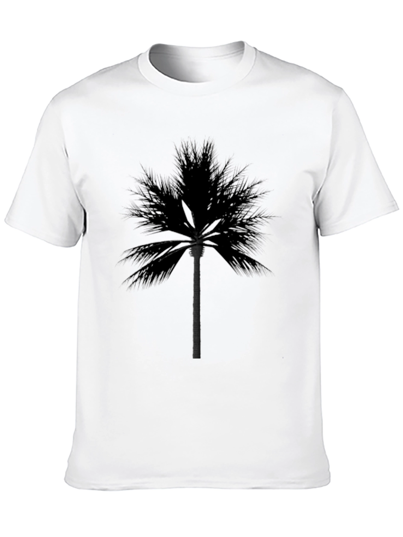 Palm Tree Graphic Black T-Shirt