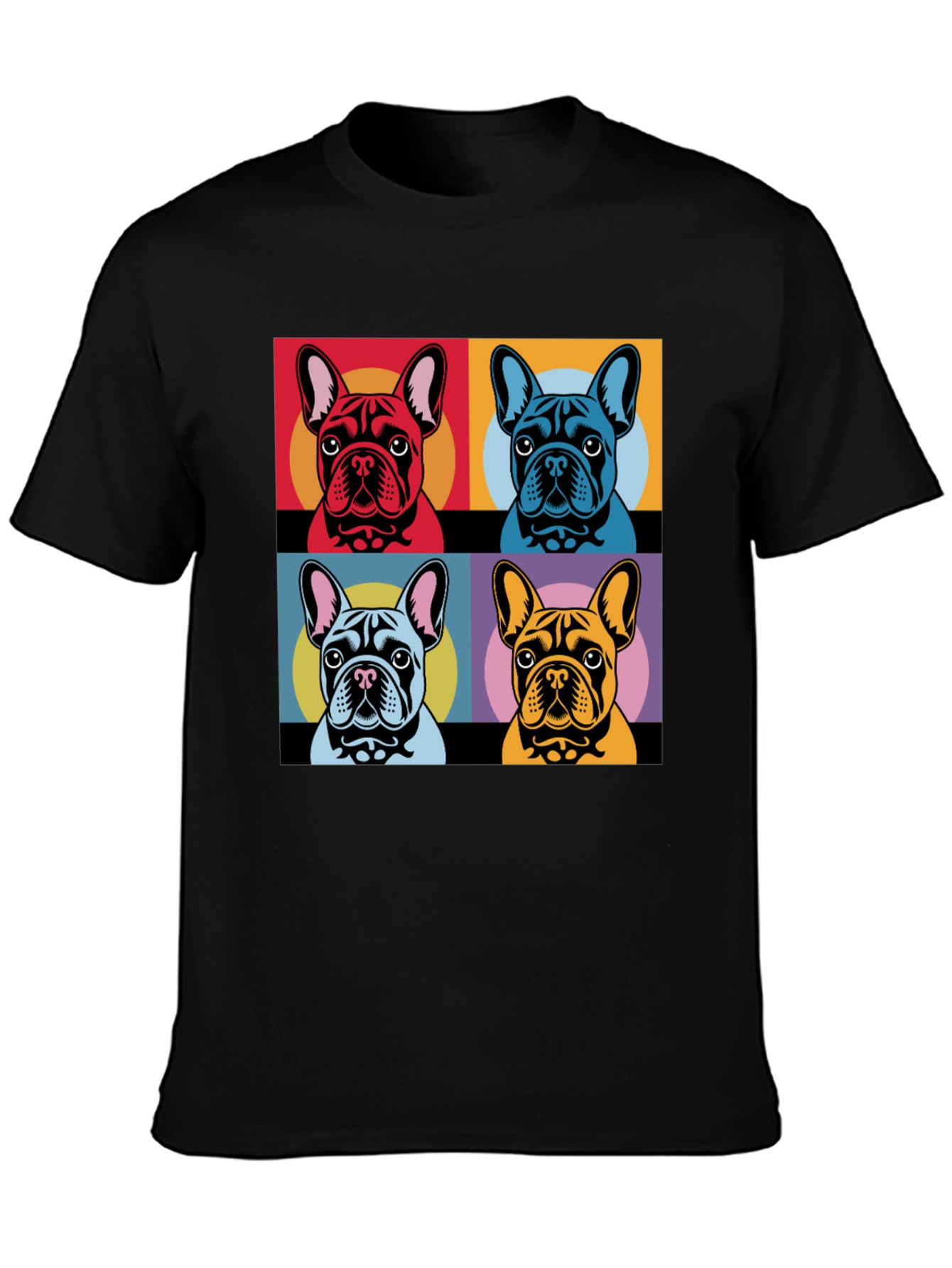 Pop Art French Bulldog T-Shirt