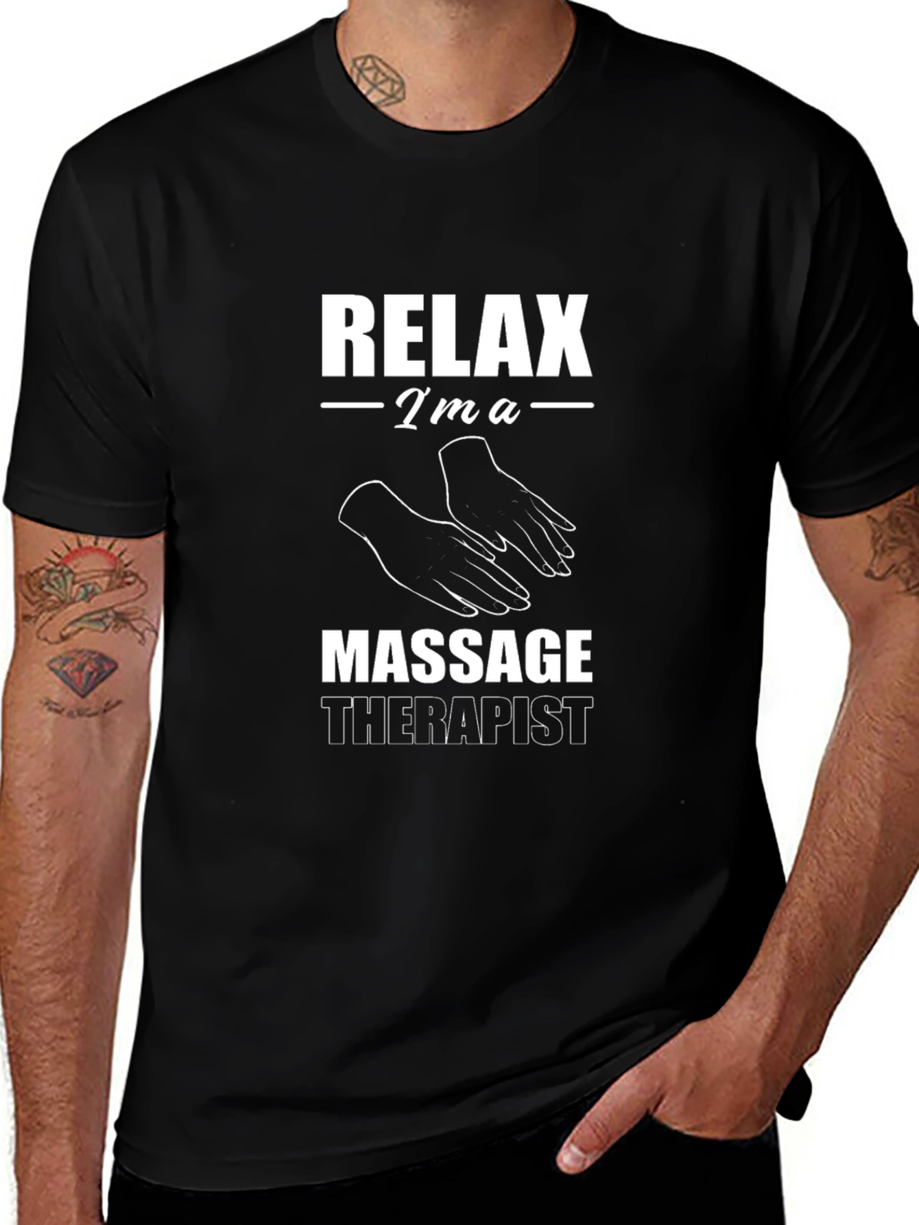 Relax Im a Massage Therapist Graphic T-Shirt