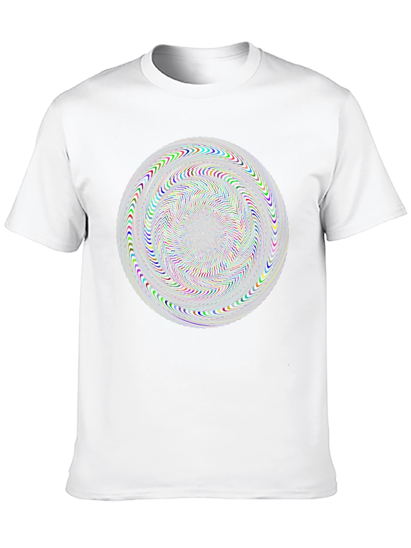 Psychedelic Spiral Black T-Shirt