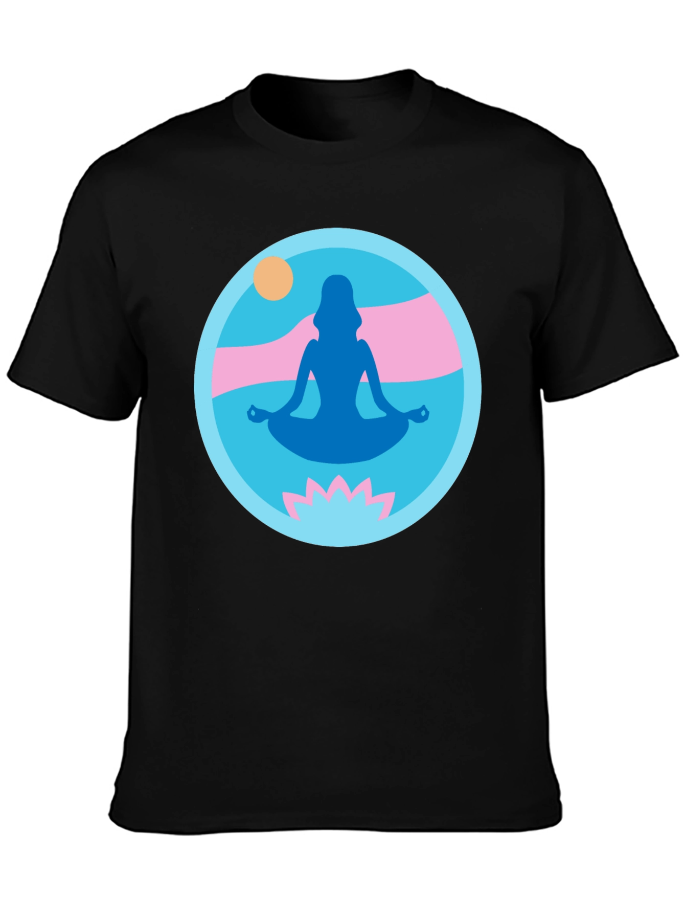 Yoga Meditation Graphic Tee - Zen Vibes T-Shirt