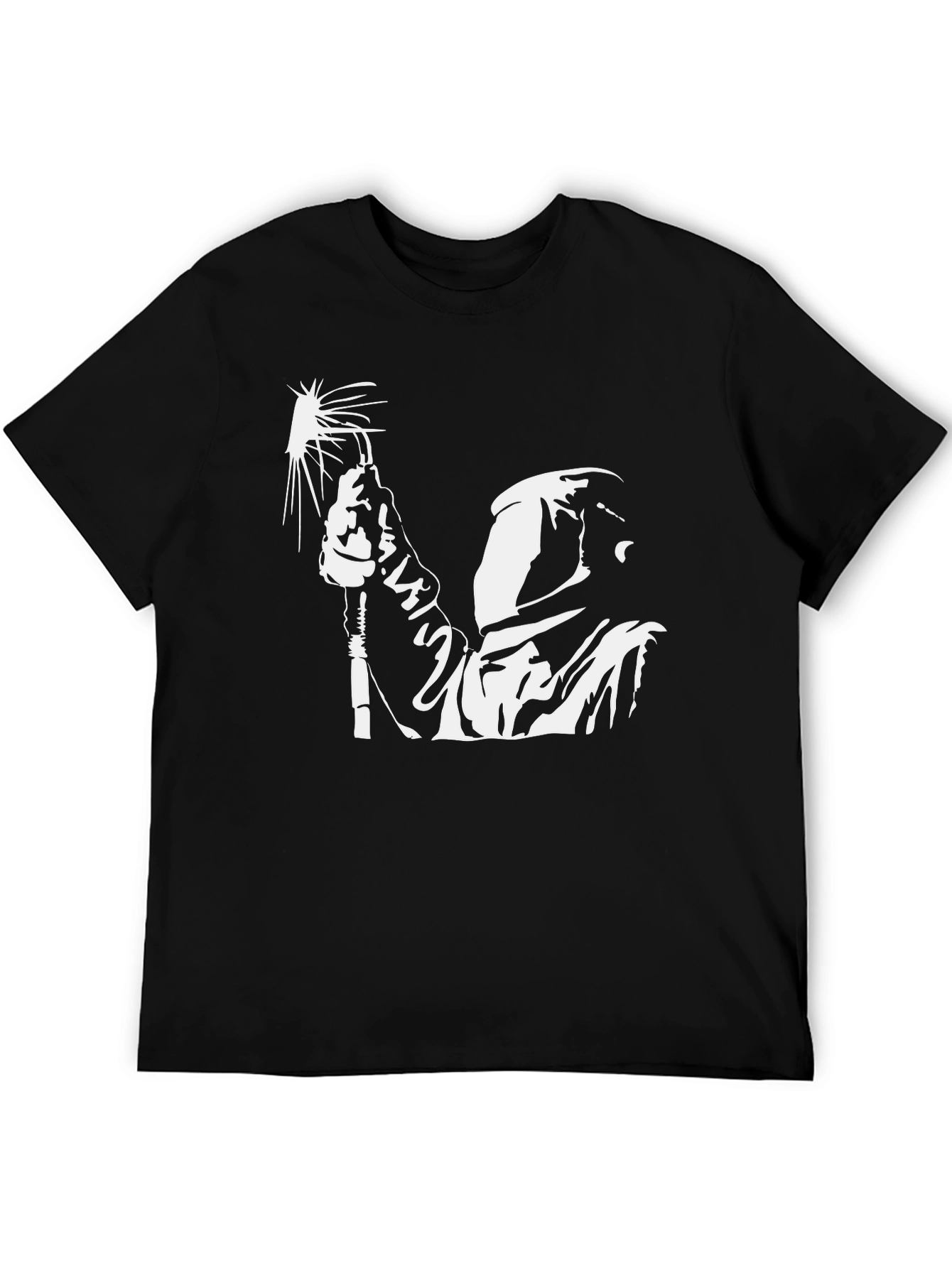 Welder Graphic Tee - Black Crew Neck T-Shirt