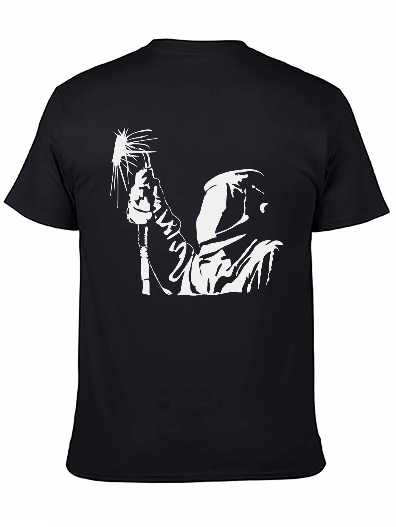 Welder Graphic Tee - Black Crew Neck T-Shirt
