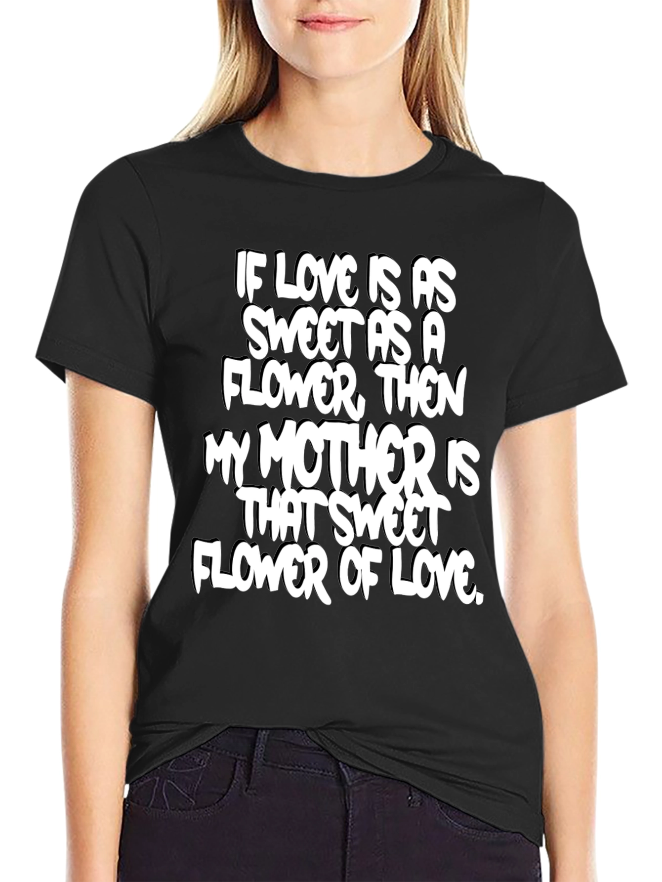 Sweet Flower of Love Mothers T-Shirt