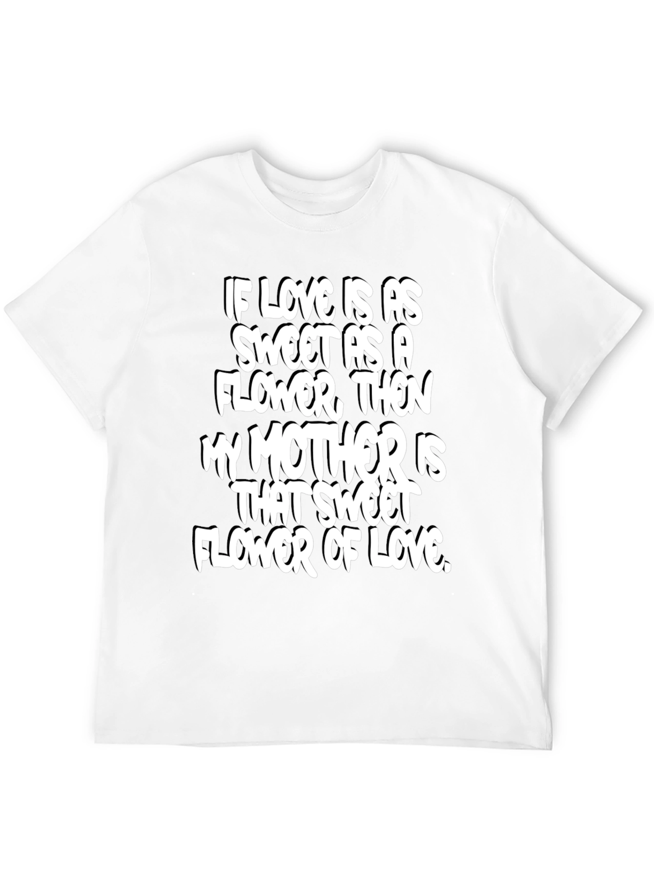 Sweet Flower of Love Mothers T-Shirt