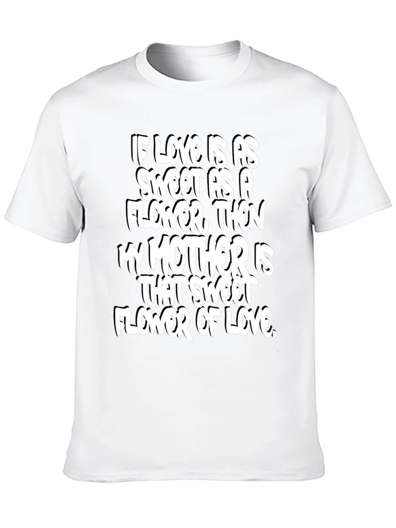 Sweet Flower of Love Mothers T-Shirt