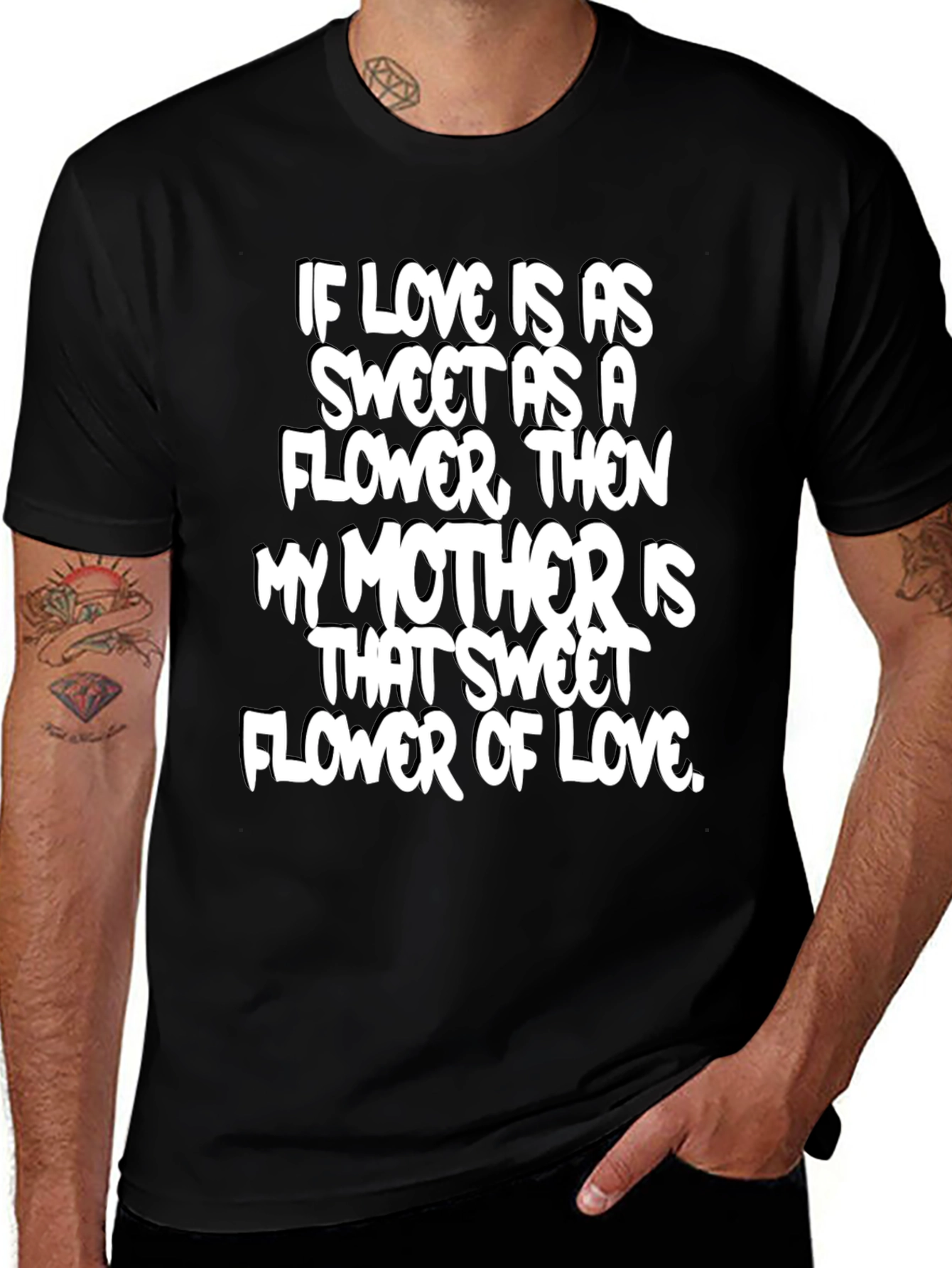 Sweet Flower of Love Mothers T-Shirt