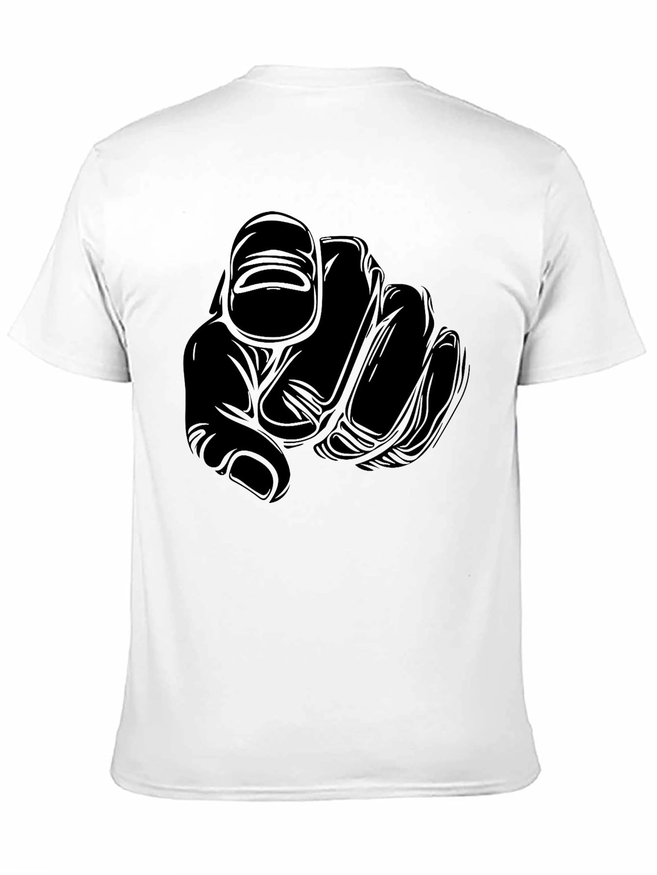 Pointing Finger Graphic Tee - Bold Statement Style