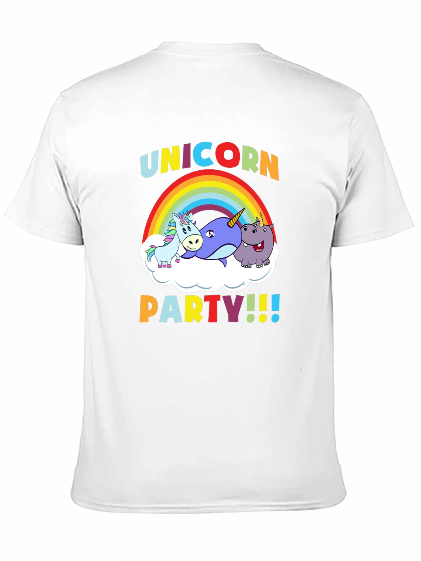 Unicorn Party Graphic T-Shirt