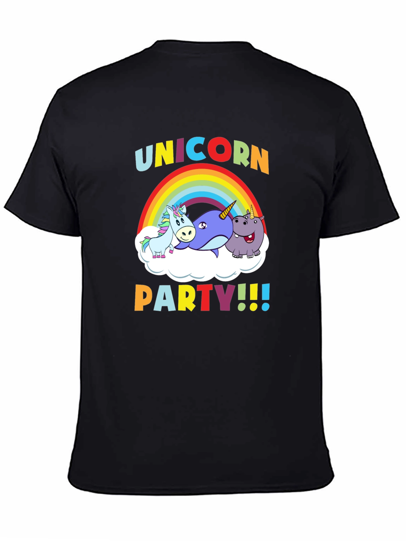 Unicorn Party Graphic T-Shirt