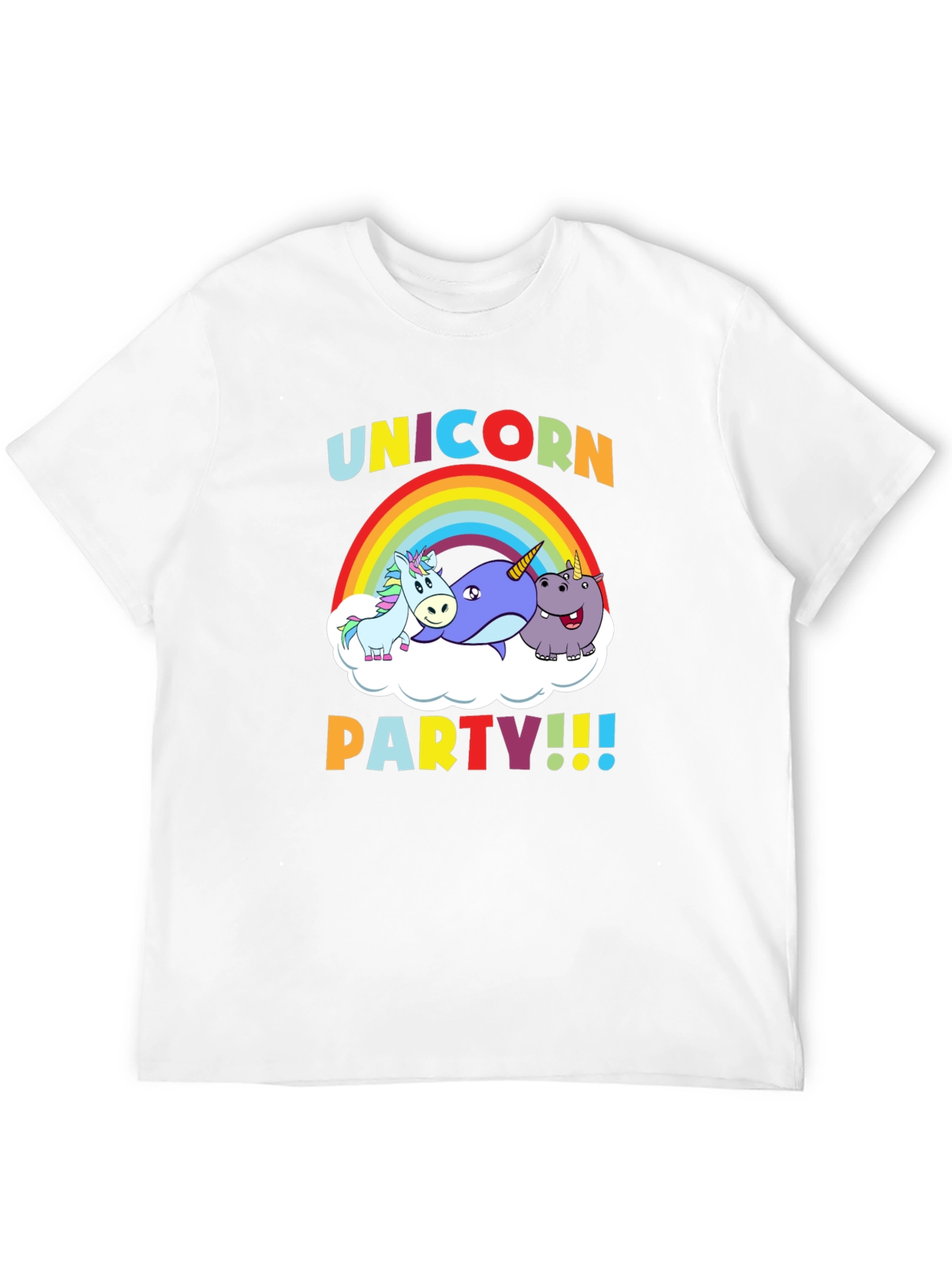 Unicorn Party Graphic T-Shirt