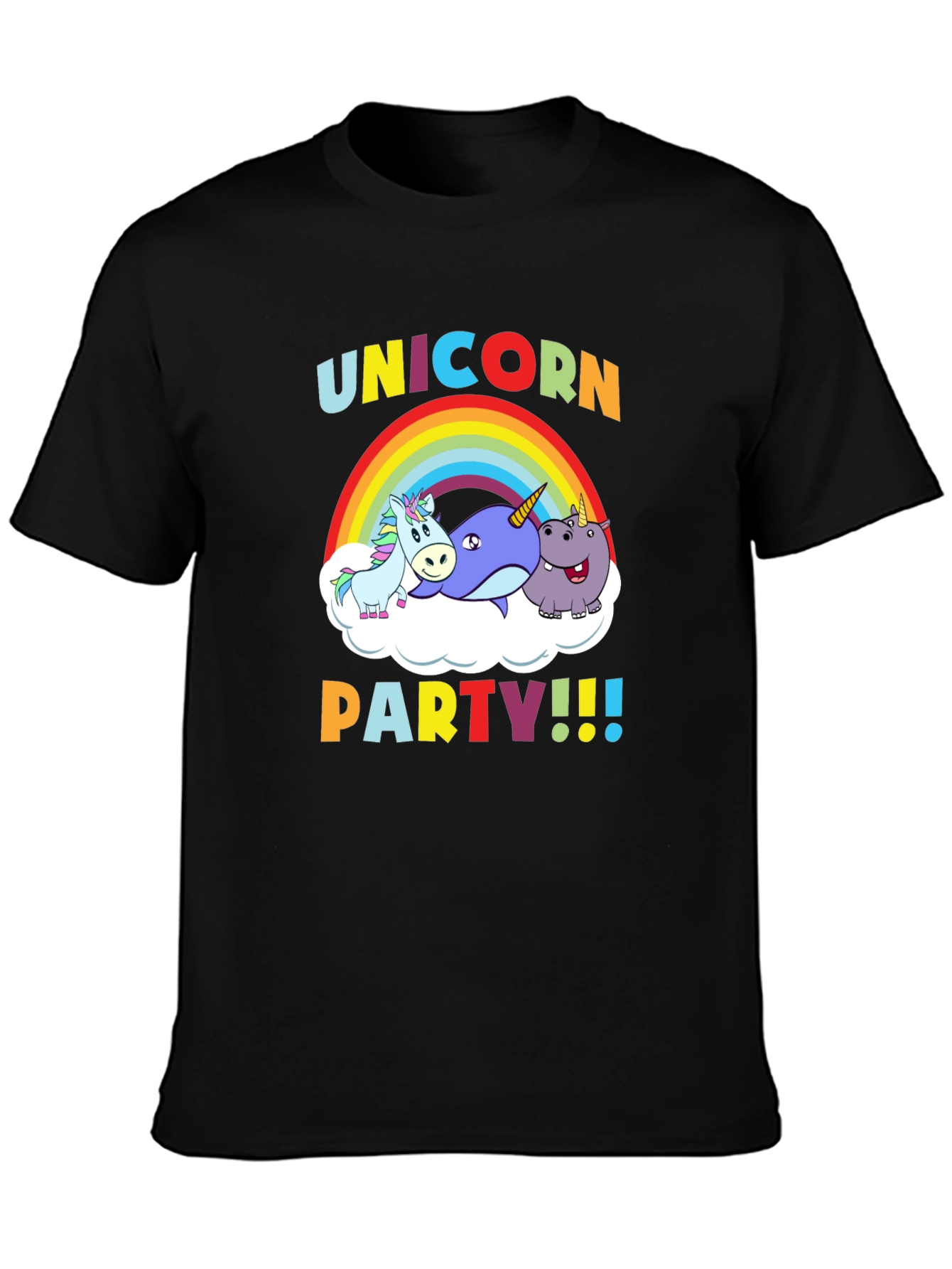 Unicorn Party Graphic T-Shirt