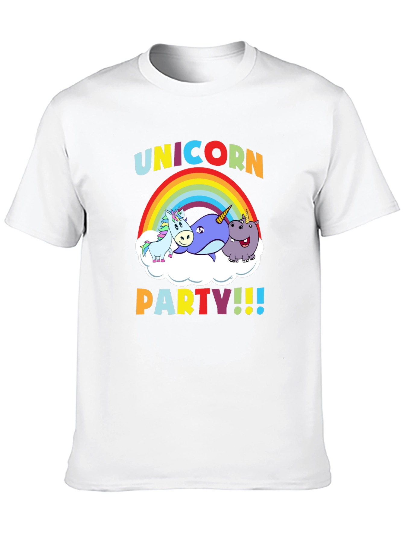 Unicorn Party Graphic T-Shirt